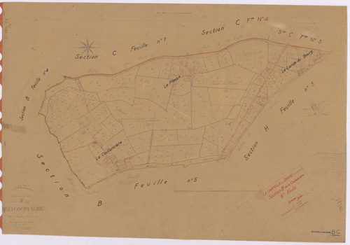 La Chapelle-sur-Erdre - Section B6 Coutancière (section de La) ; 920-1057