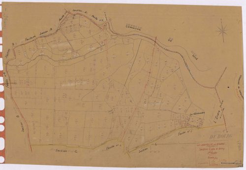 La Chapelle-sur-Erdre - Section C1 Bourg (section du) ; 1-200