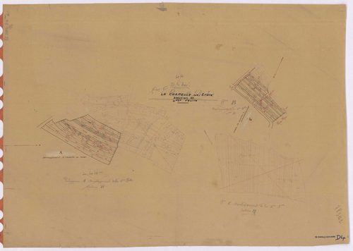 La Chapelle-sur-Erdre - Section D4 (développement) Haye (section de La) ; 8836-1410 ; développement des parties A et B