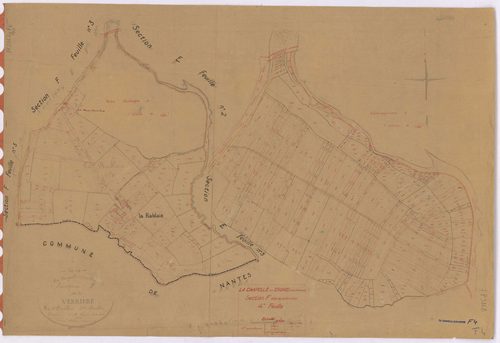 La Chapelle-sur-Erdre - Section F4 Verrière (section de La) ; 978-1189