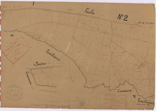 La Chapelle-sur-Erdre - Section H1 H2 Saz (section du) ; 1-70 ; 71-207