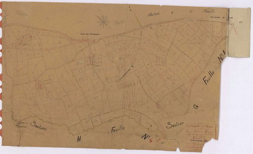 La Chapelle-sur-Erdre - Section H3 Saz (section du) ; 208-488