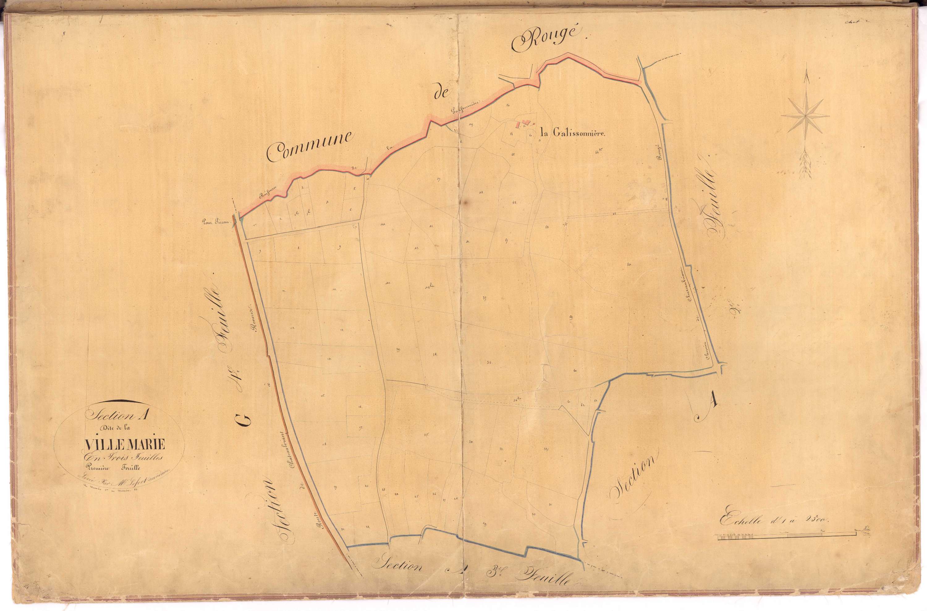 Châteaubriant - Section A1 Ville Marie (section de La)