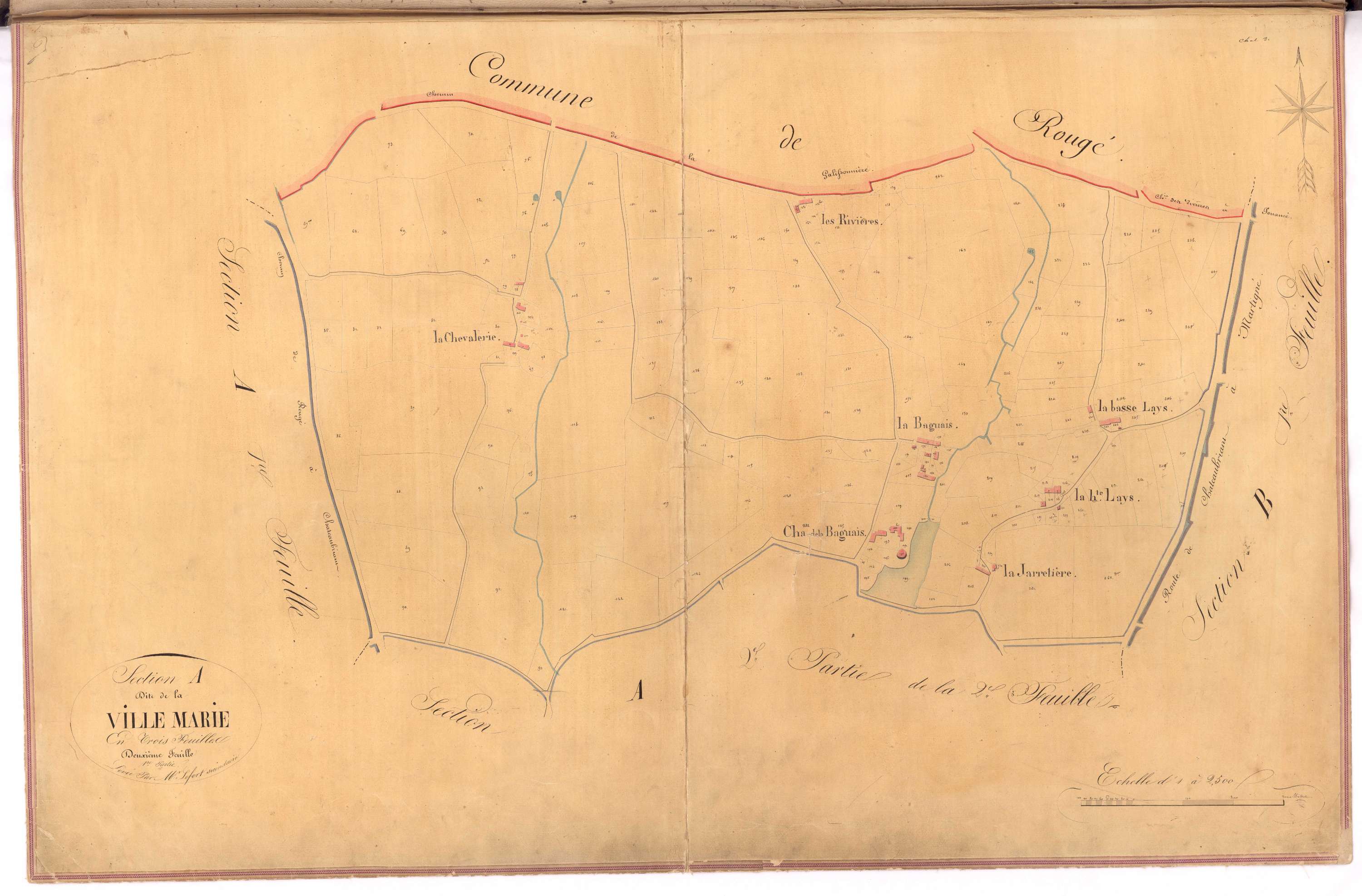 Châteaubriant - Section A2 Ville Marie (section de La)