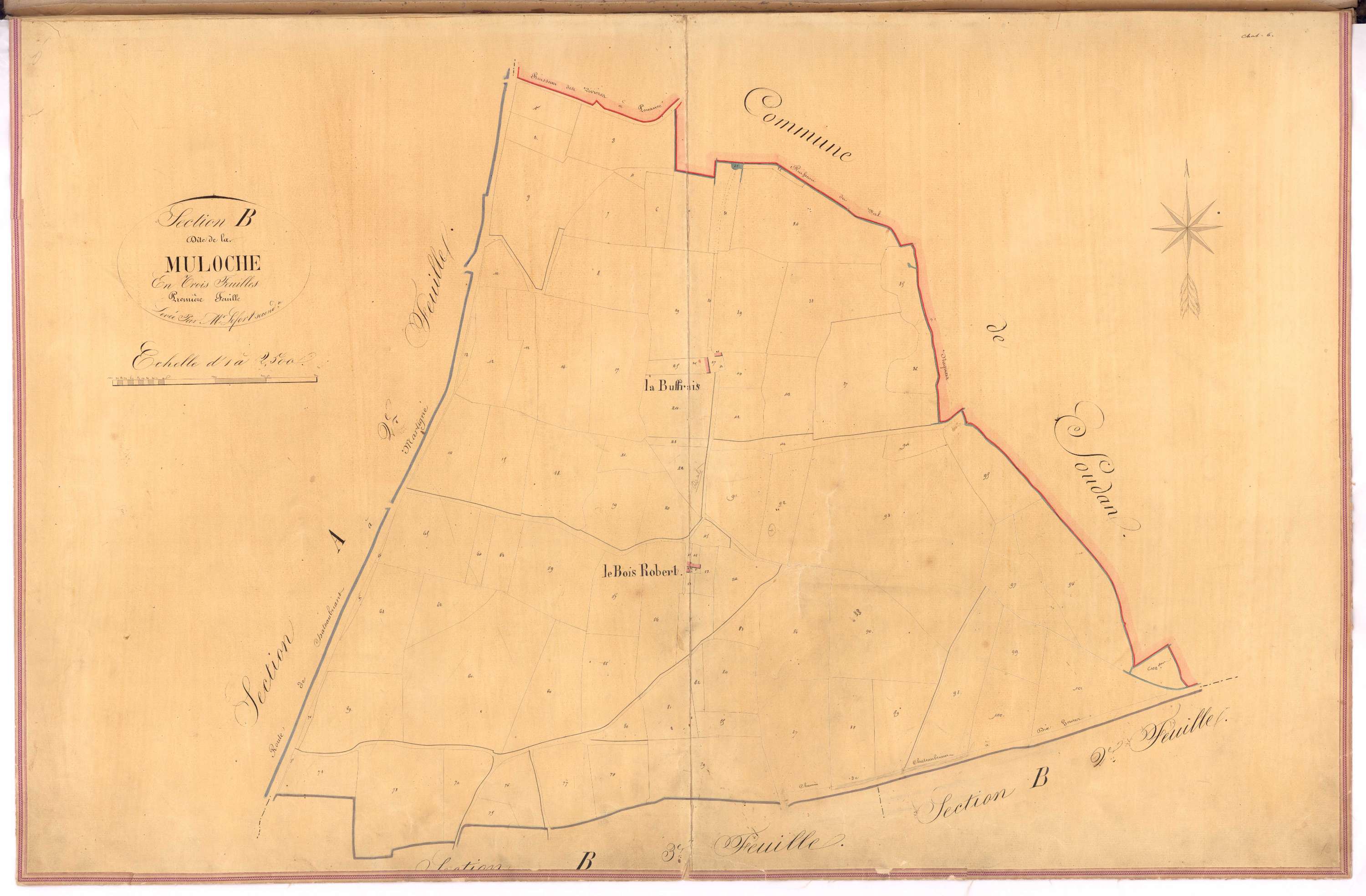 Châteaubriant - Section B1 Muloche (section de La)