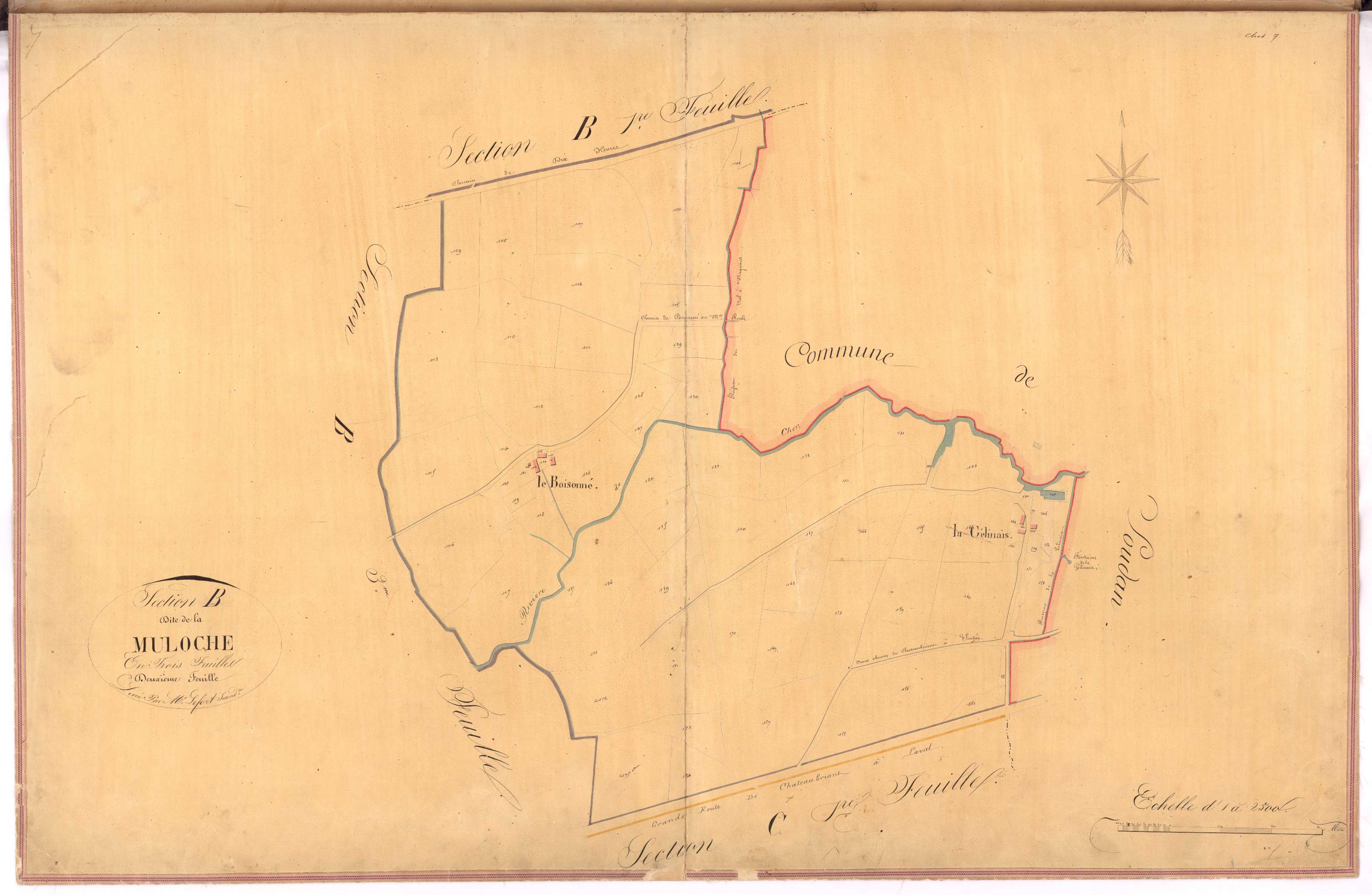 Châteaubriant - Section B2 Muloche (section de La)