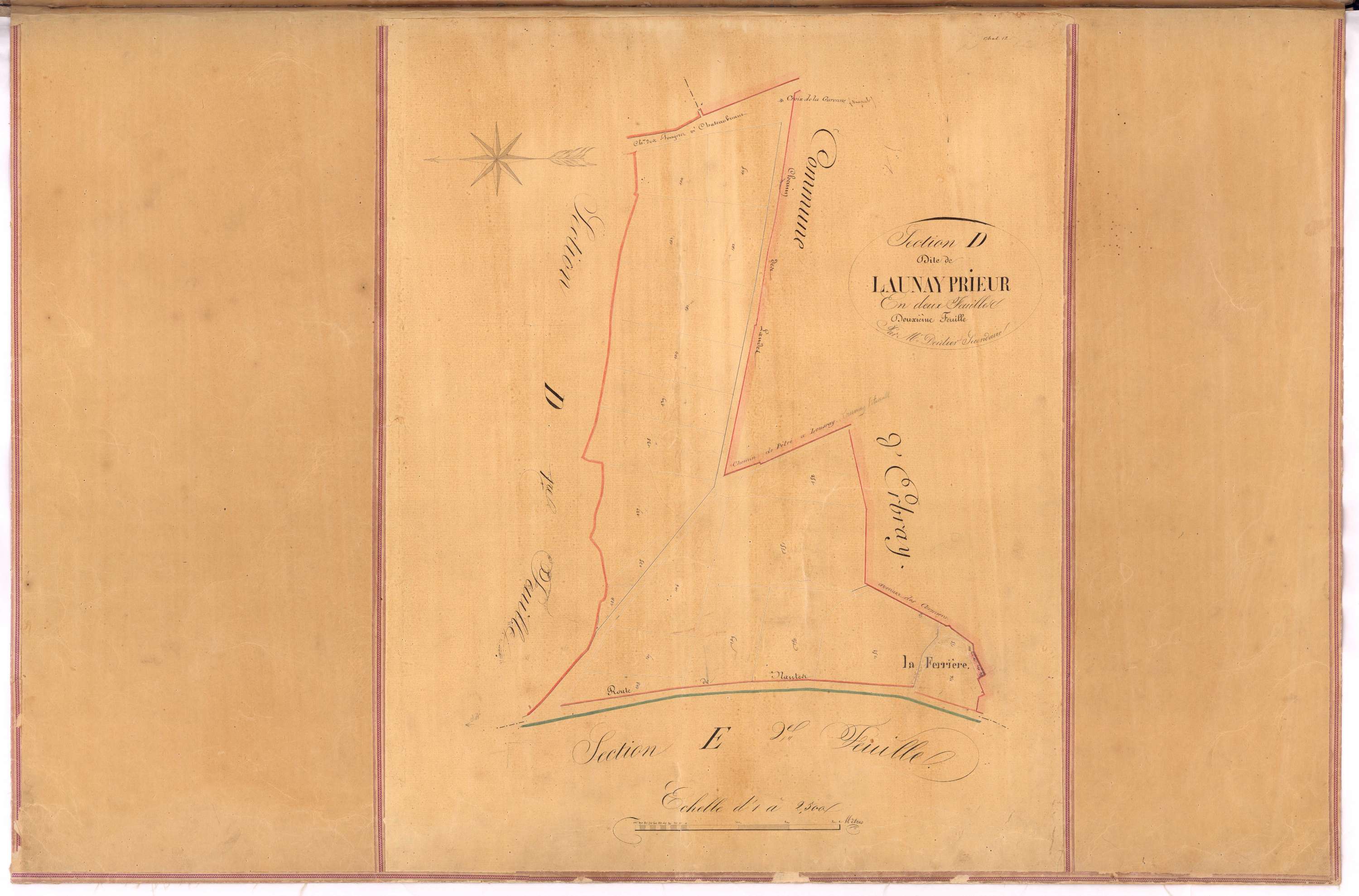 Châteaubriant - Section D2 Launay Prieur (section de)