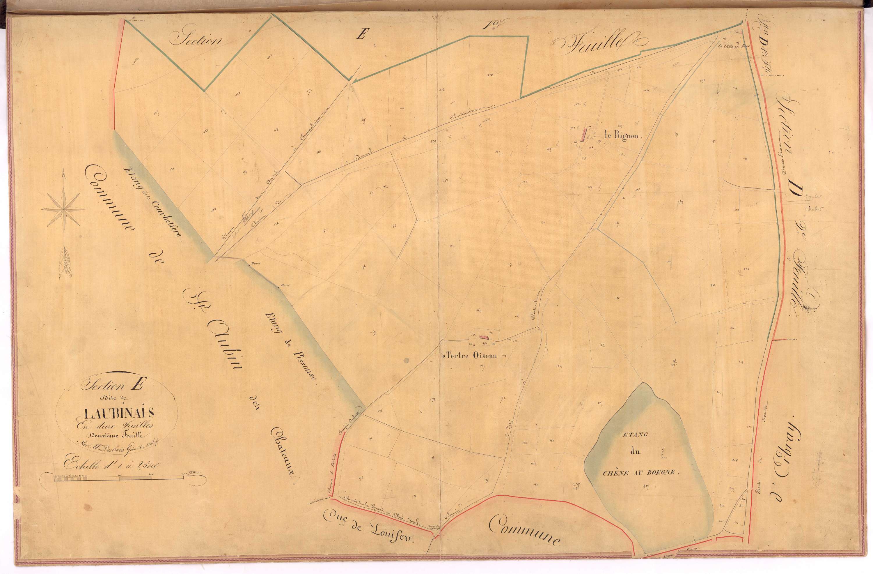 Châteaubriant - Section E2 Laubinais (section de)
