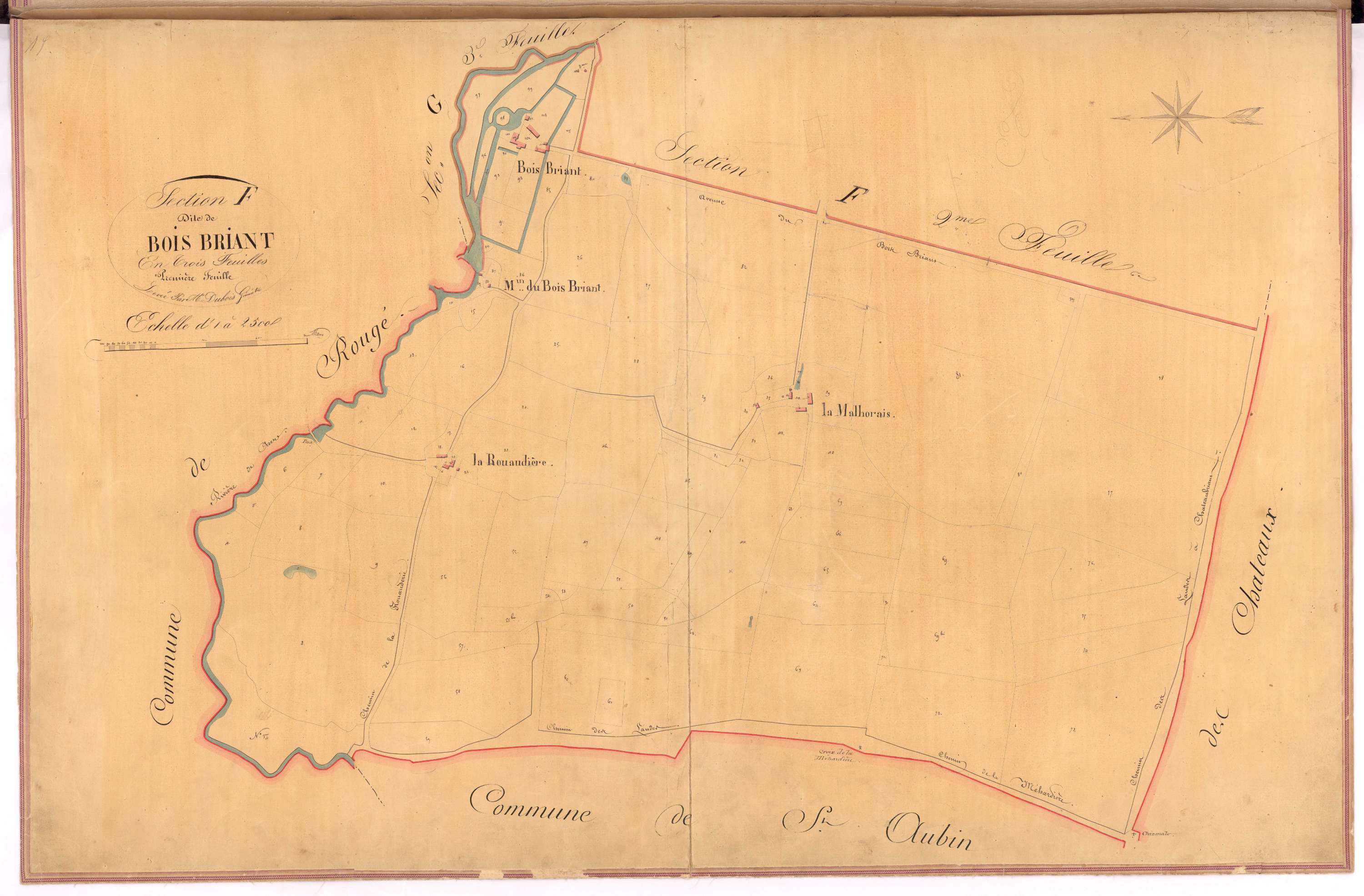Châteaubriant - Section F1 Bois Briant (section de)