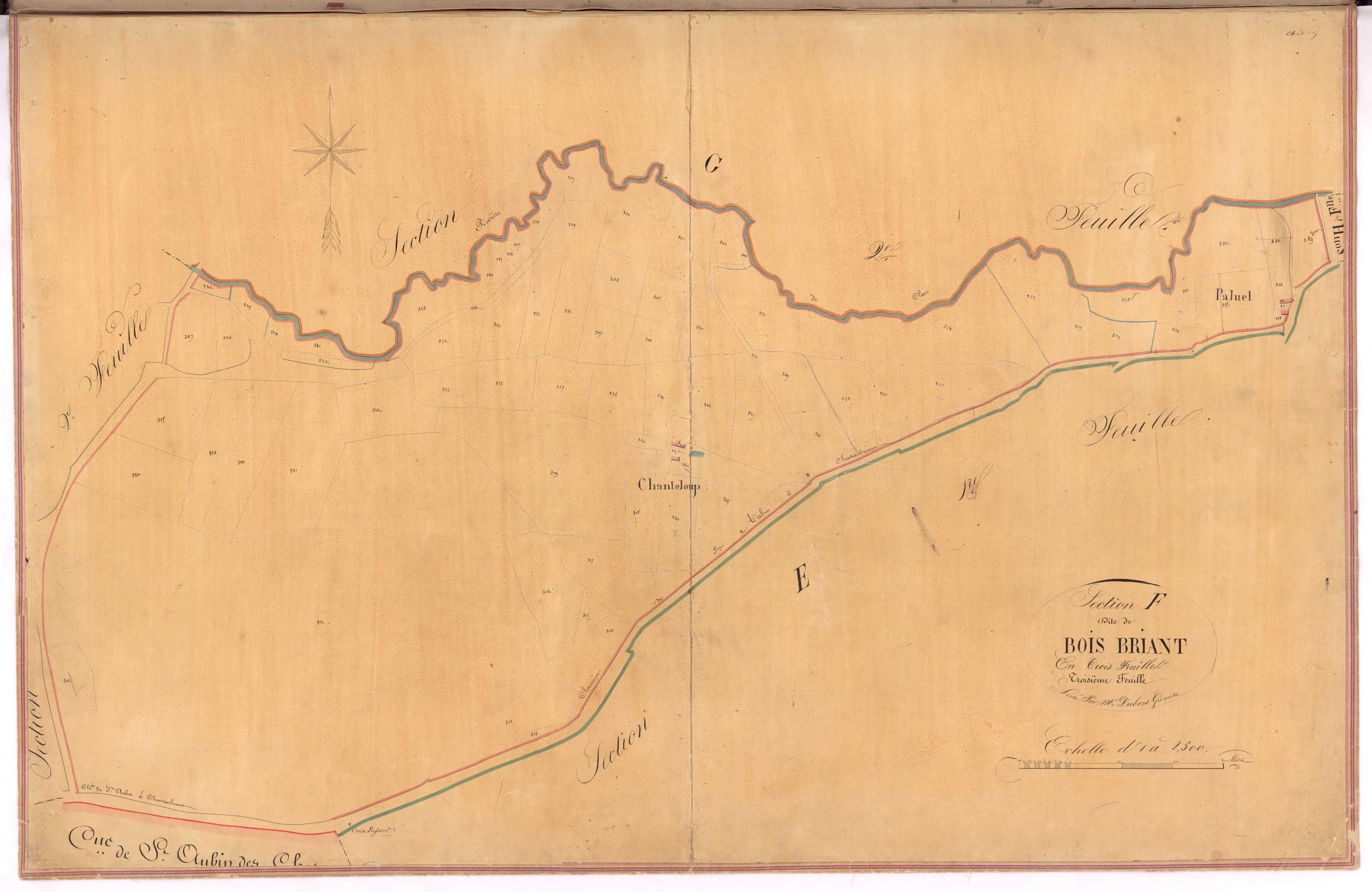 Châteaubriant - Section F3 Bois Briant (section de)