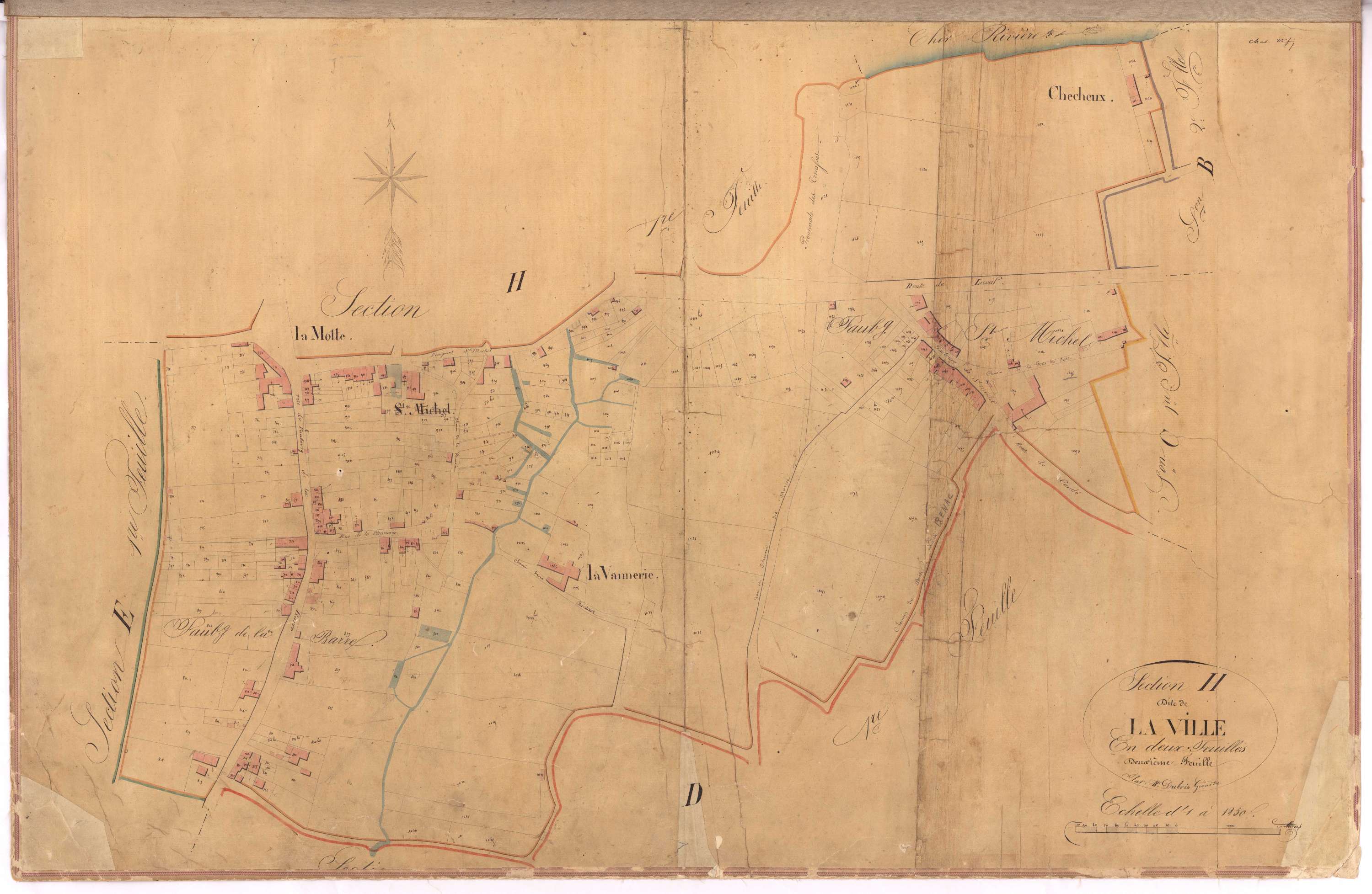 Châteaubriant - Section H2 Ville (section de La)