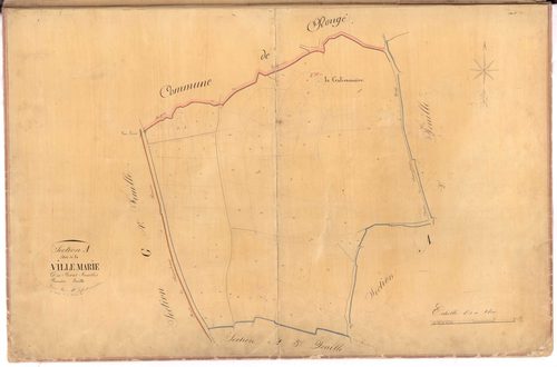 Châteaubriant - Section A1 Ville Marie (section de La)