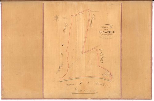 Châteaubriant - Section D2 Launay Prieur (section de)
