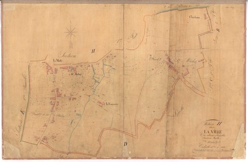 Châteaubriant - Section H2 Ville (section de La)
