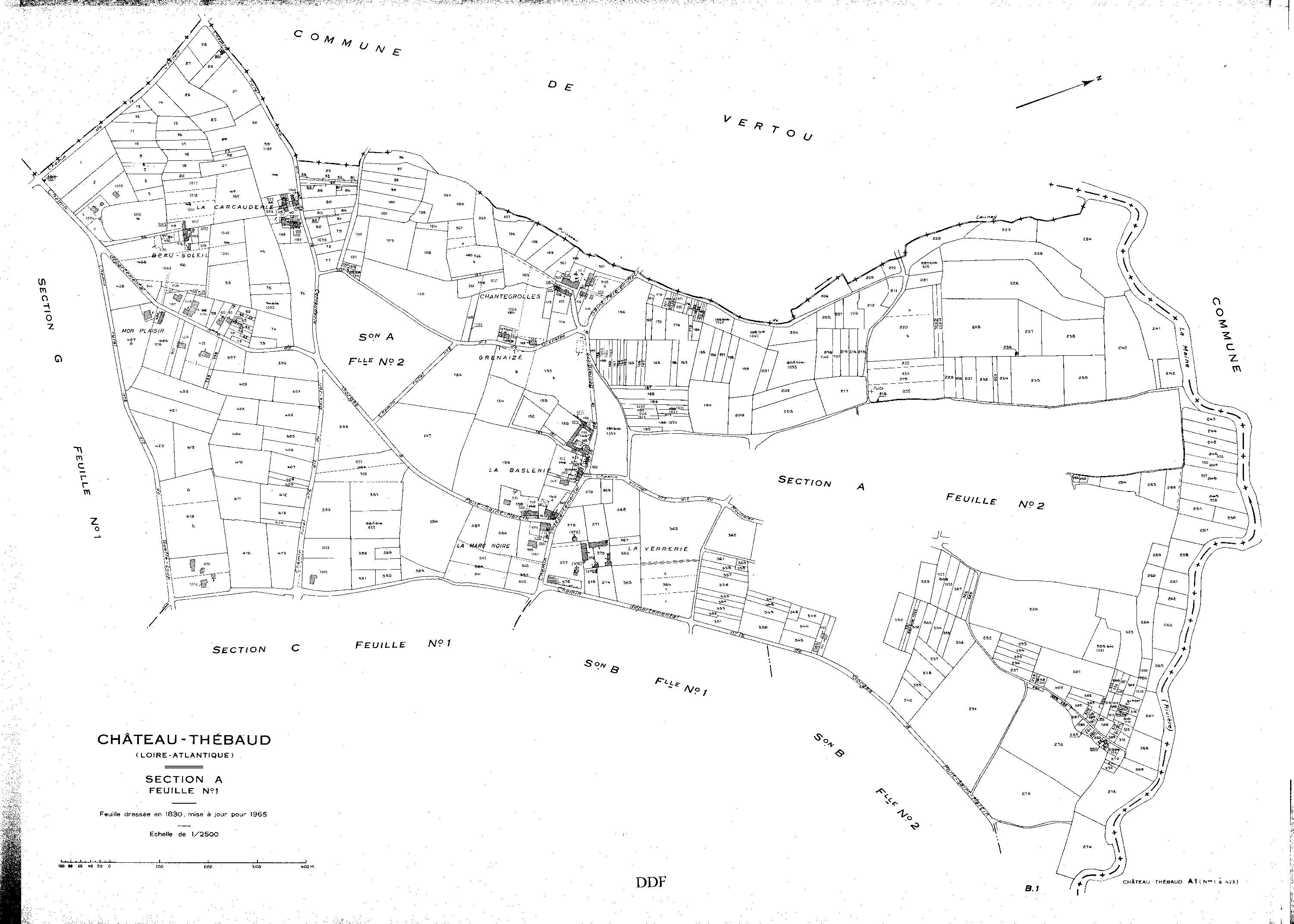 Château-Thébaud - Section A1 1-429