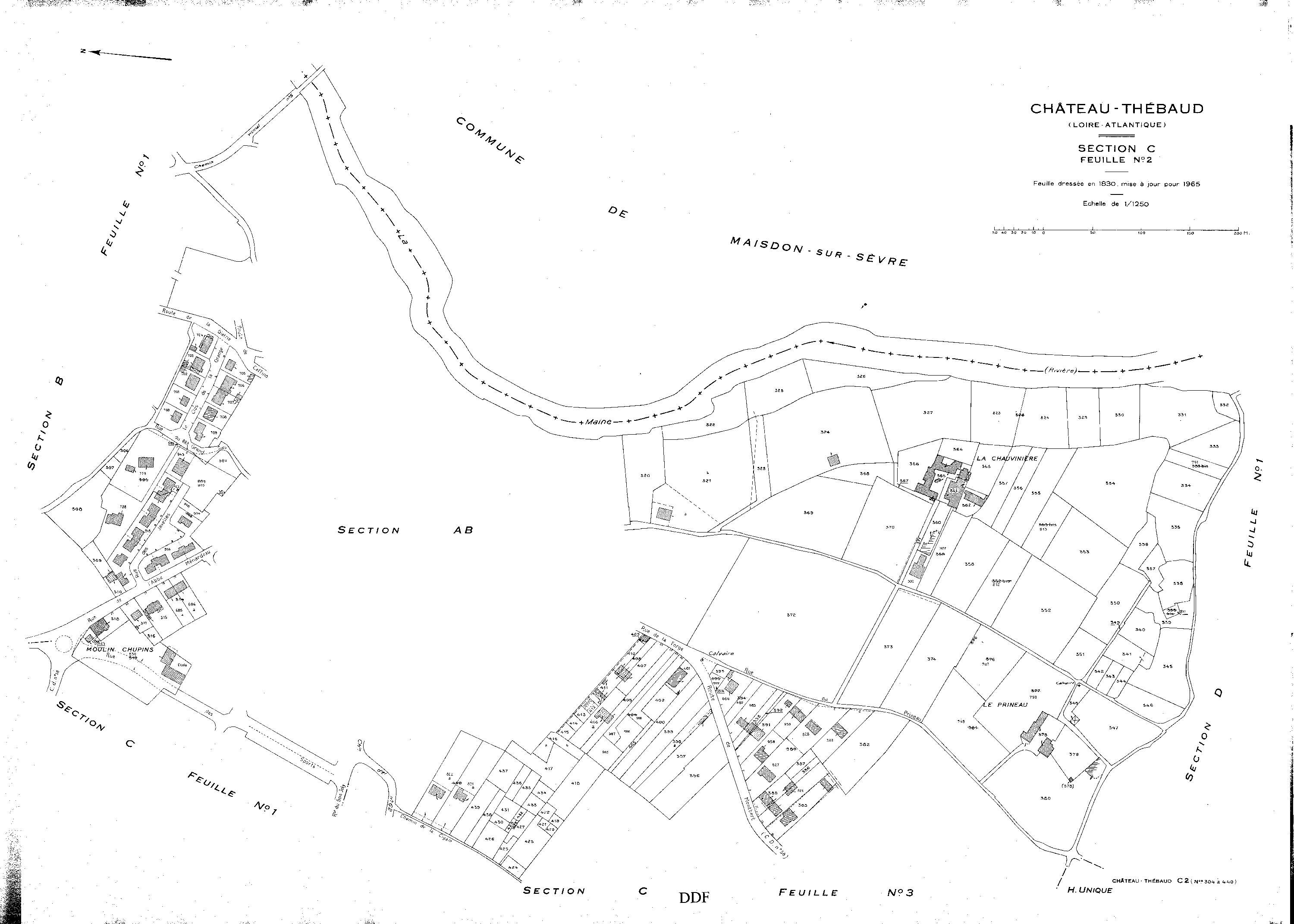 Château-Thébaud - Section C2 304-440
