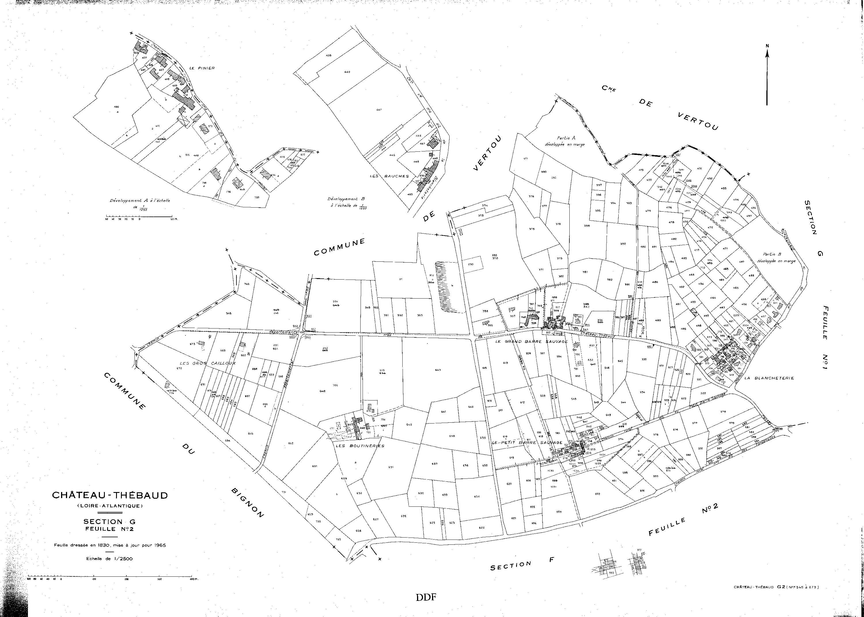 Château-Thébaud - Section G2 345-673