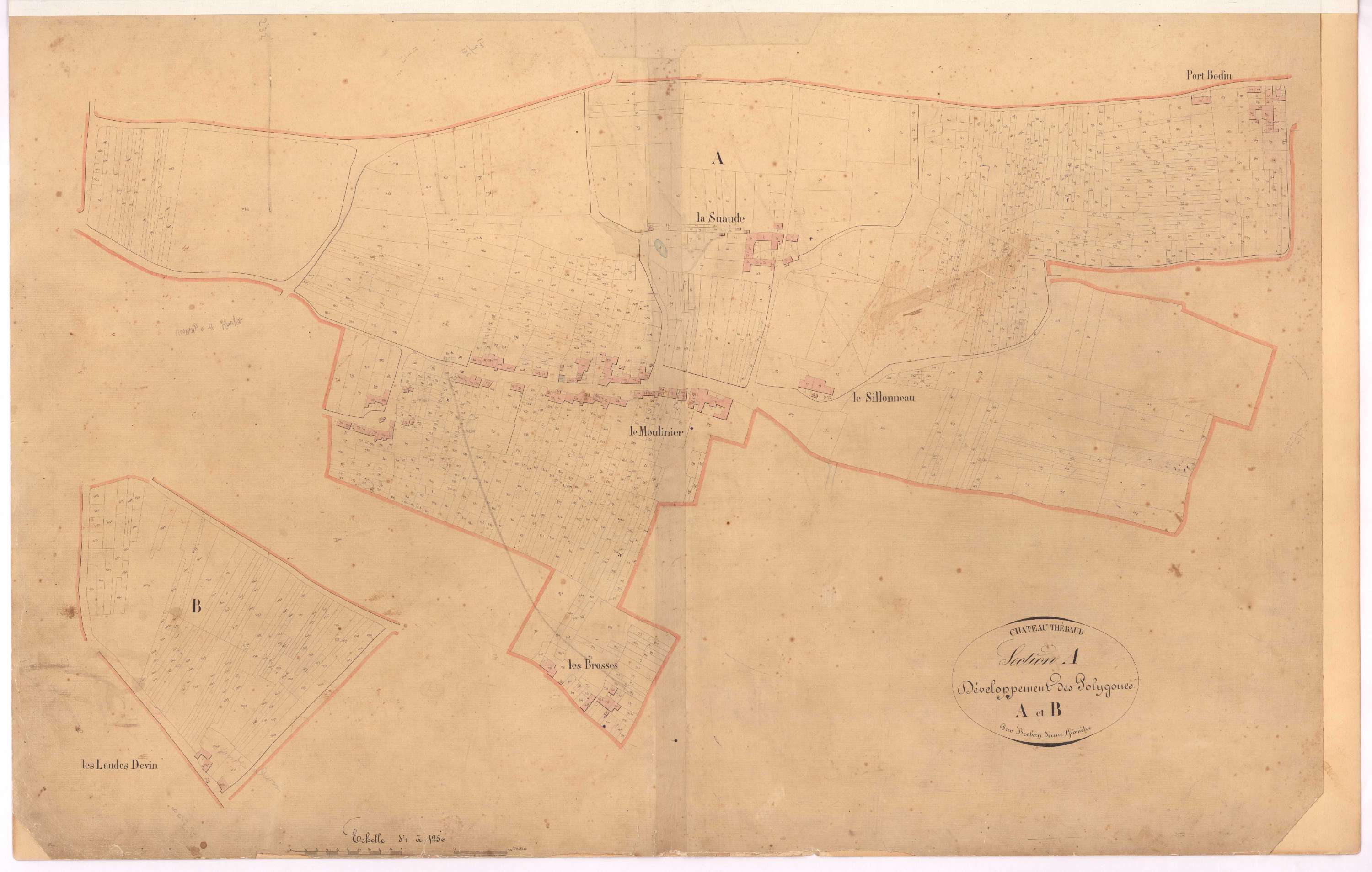 Château-Thébaud - Section A (développement) Moulinier (section du)