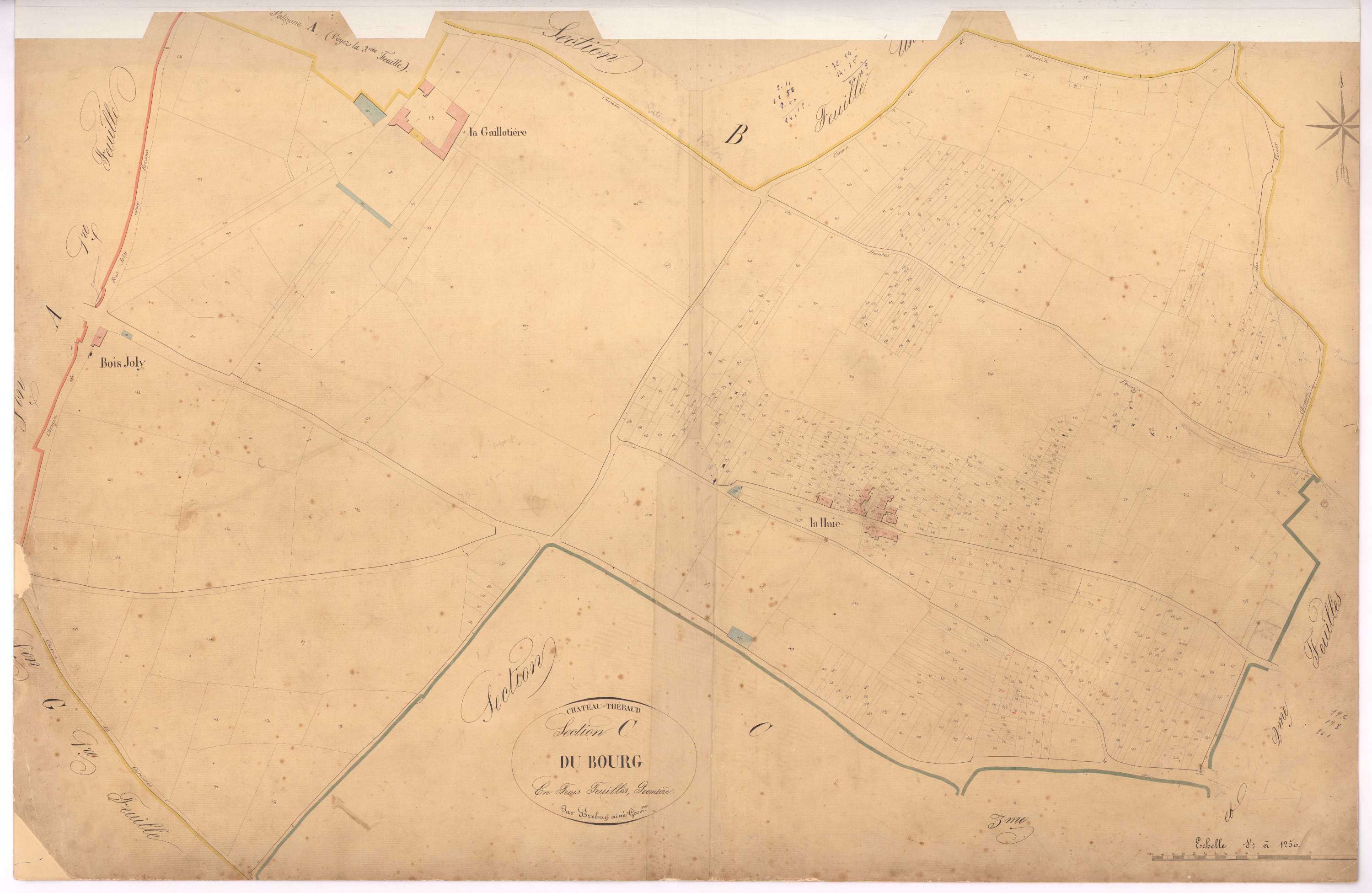 Château-Thébaud - Section C1 Bourg (section du)
