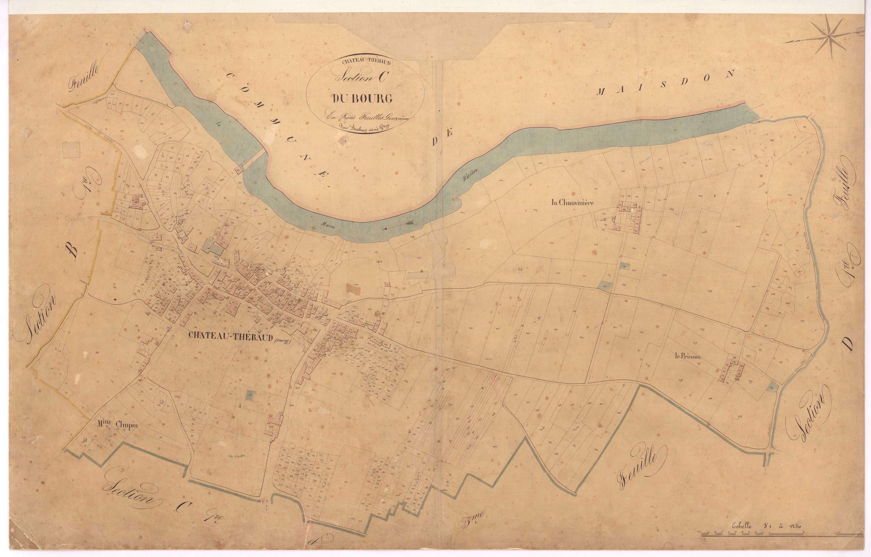Château-Thébaud - Section C2 Bourg (section du)