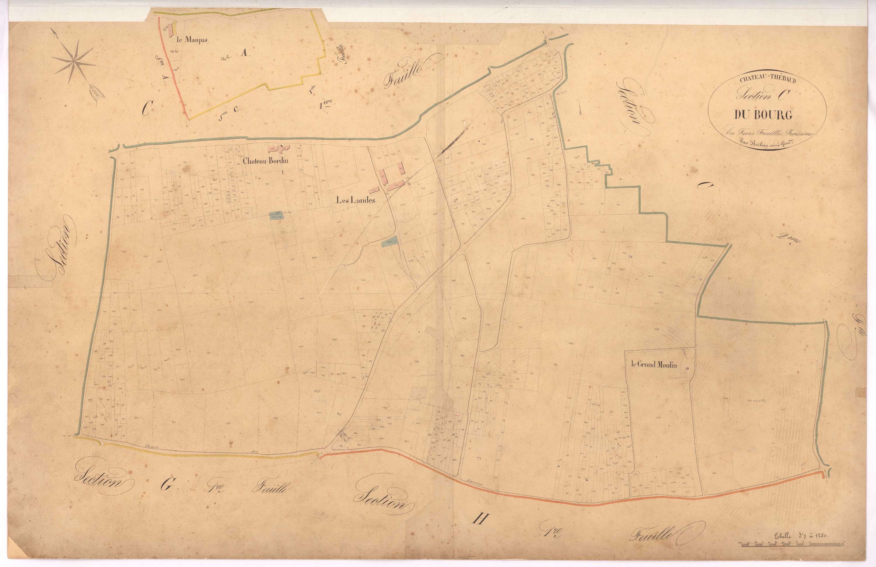 Château-Thébaud - Section C3 Bourg (section du)