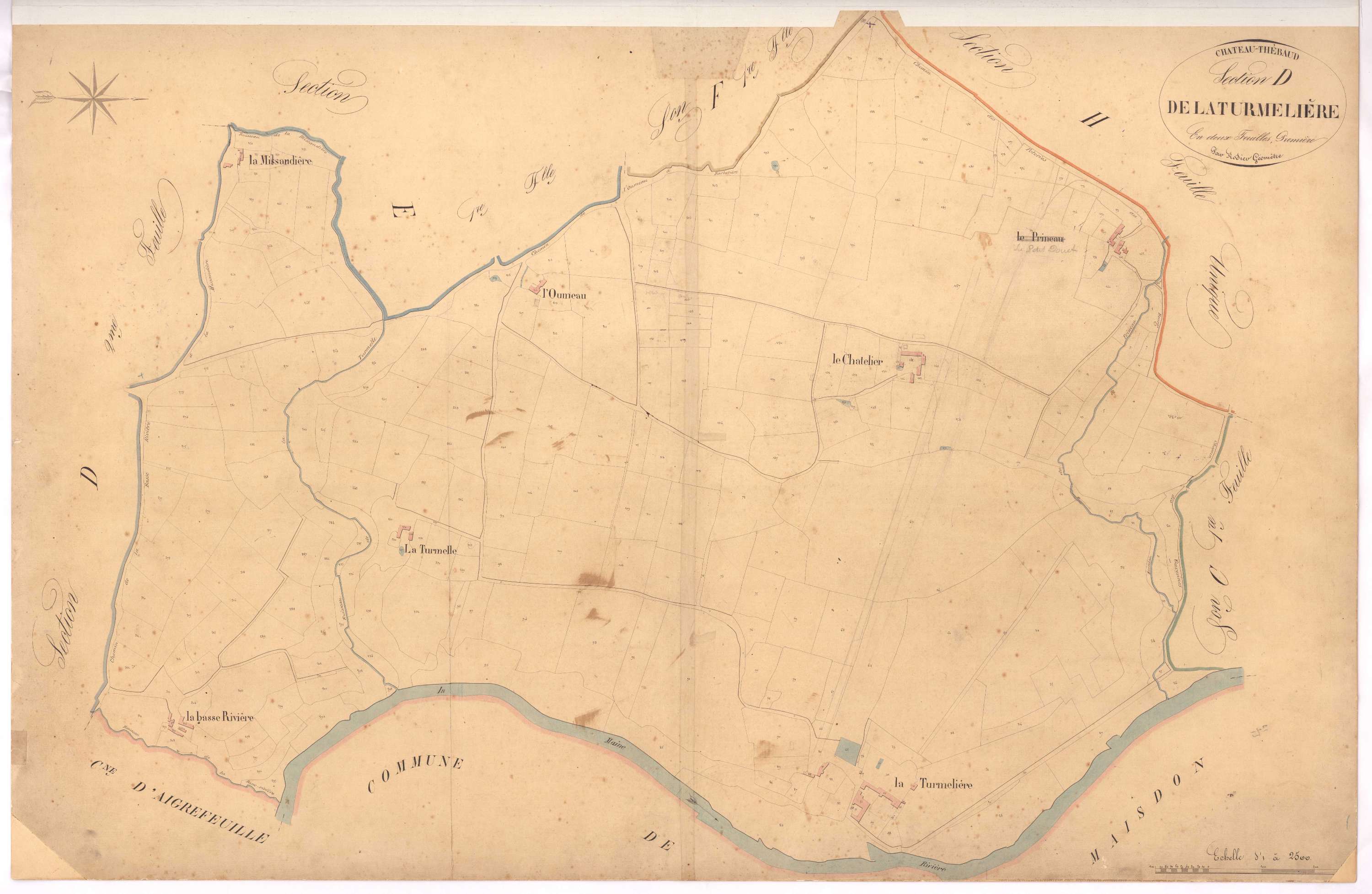 Château-Thébaud - Section D1 Turmelière (section de La)