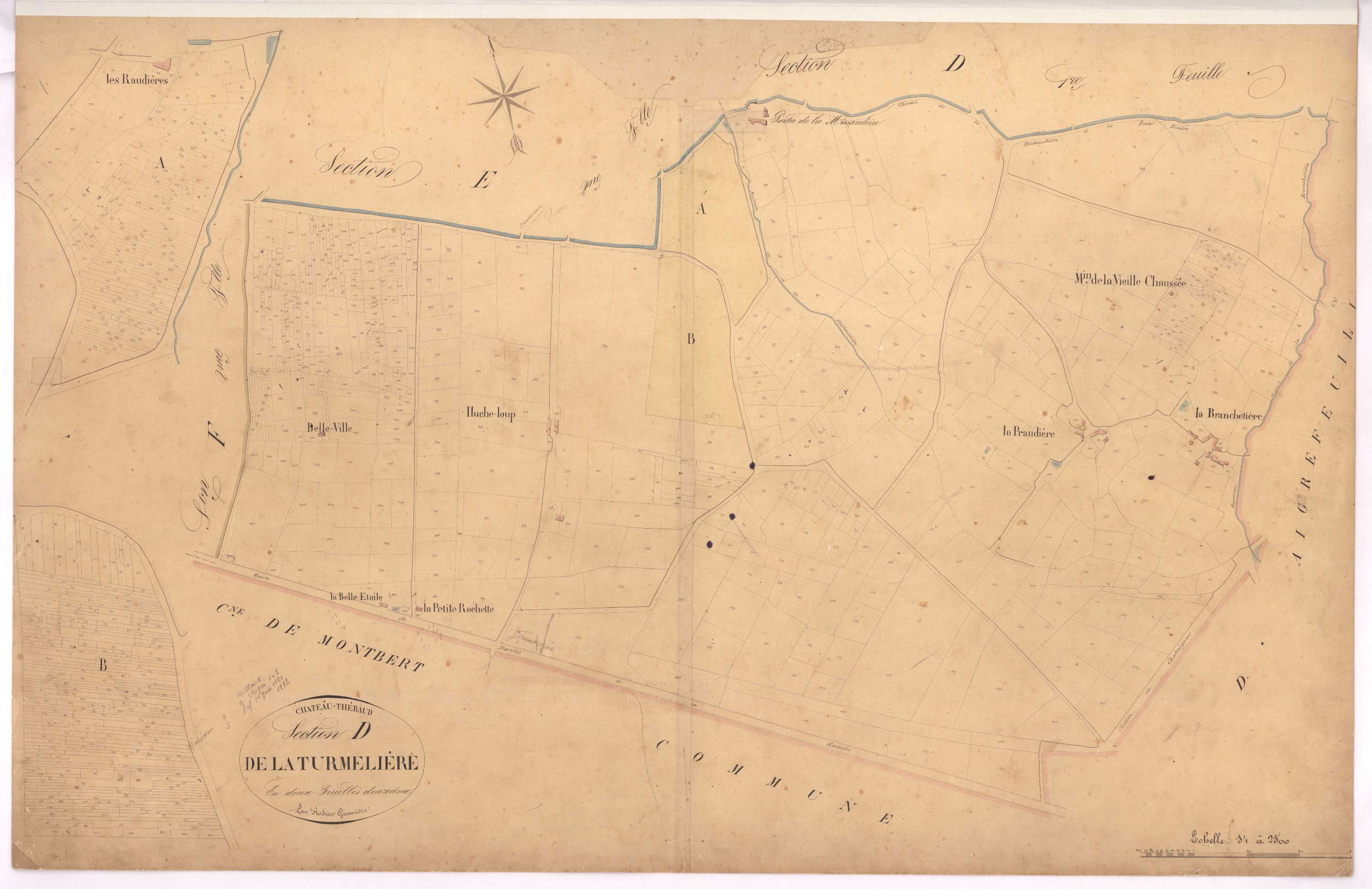 Château-Thébaud - Section D2 Turmelière (section de La)