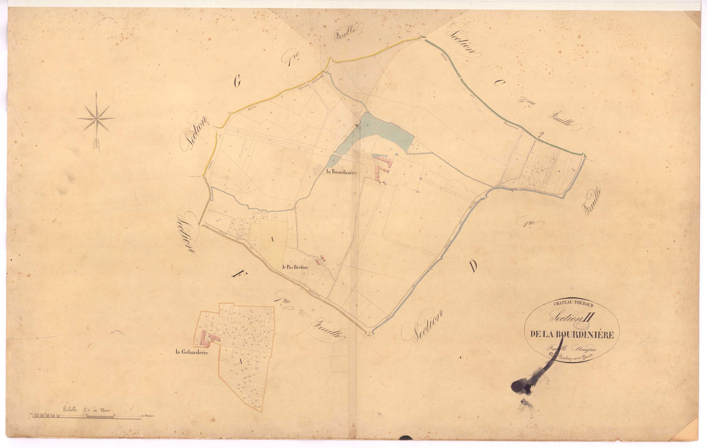 Château-Thébaud - Section H Bourdinière (section de La)