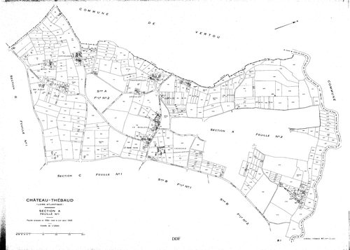 Château-Thébaud - Section A1 1-429