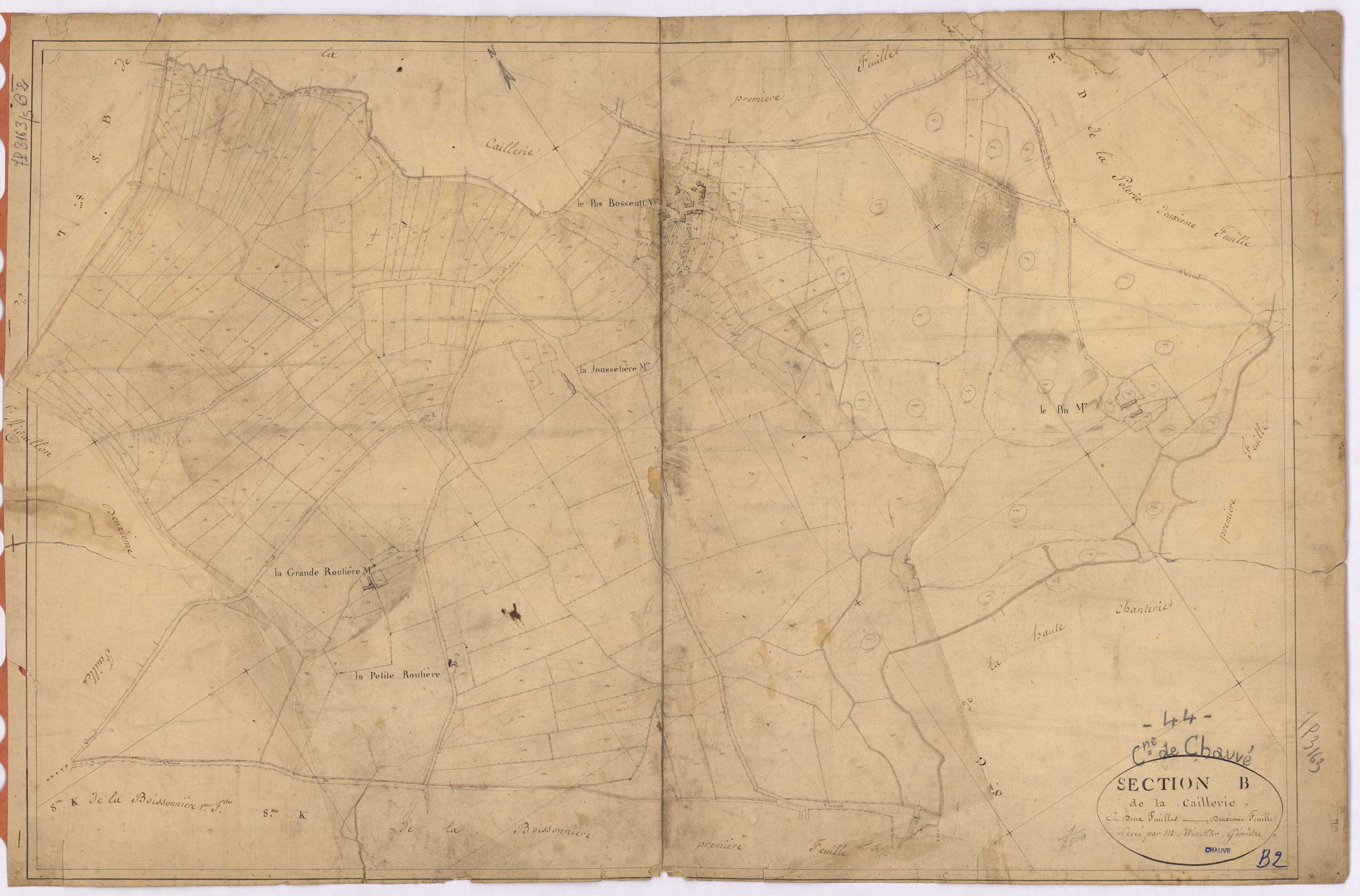 Chauvé - Section B2 Caillerie (section de La)