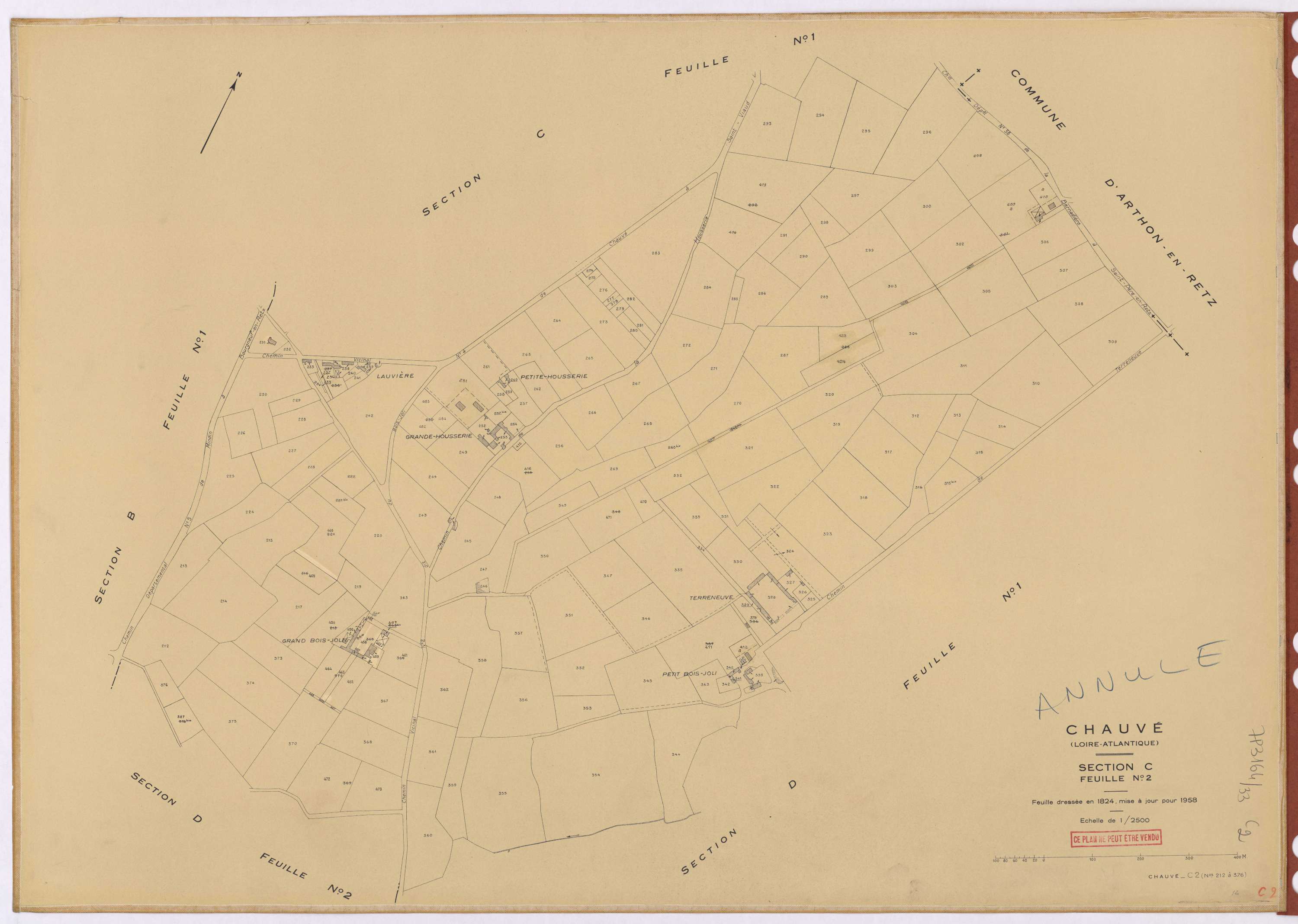Chauvé - Section C2 212-376