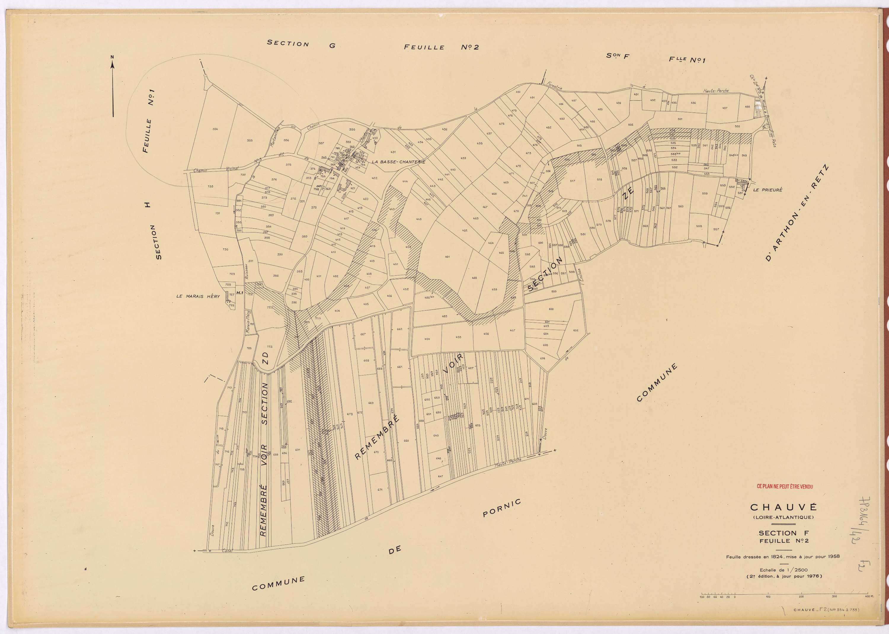 Chauvé - Section F2 354-733