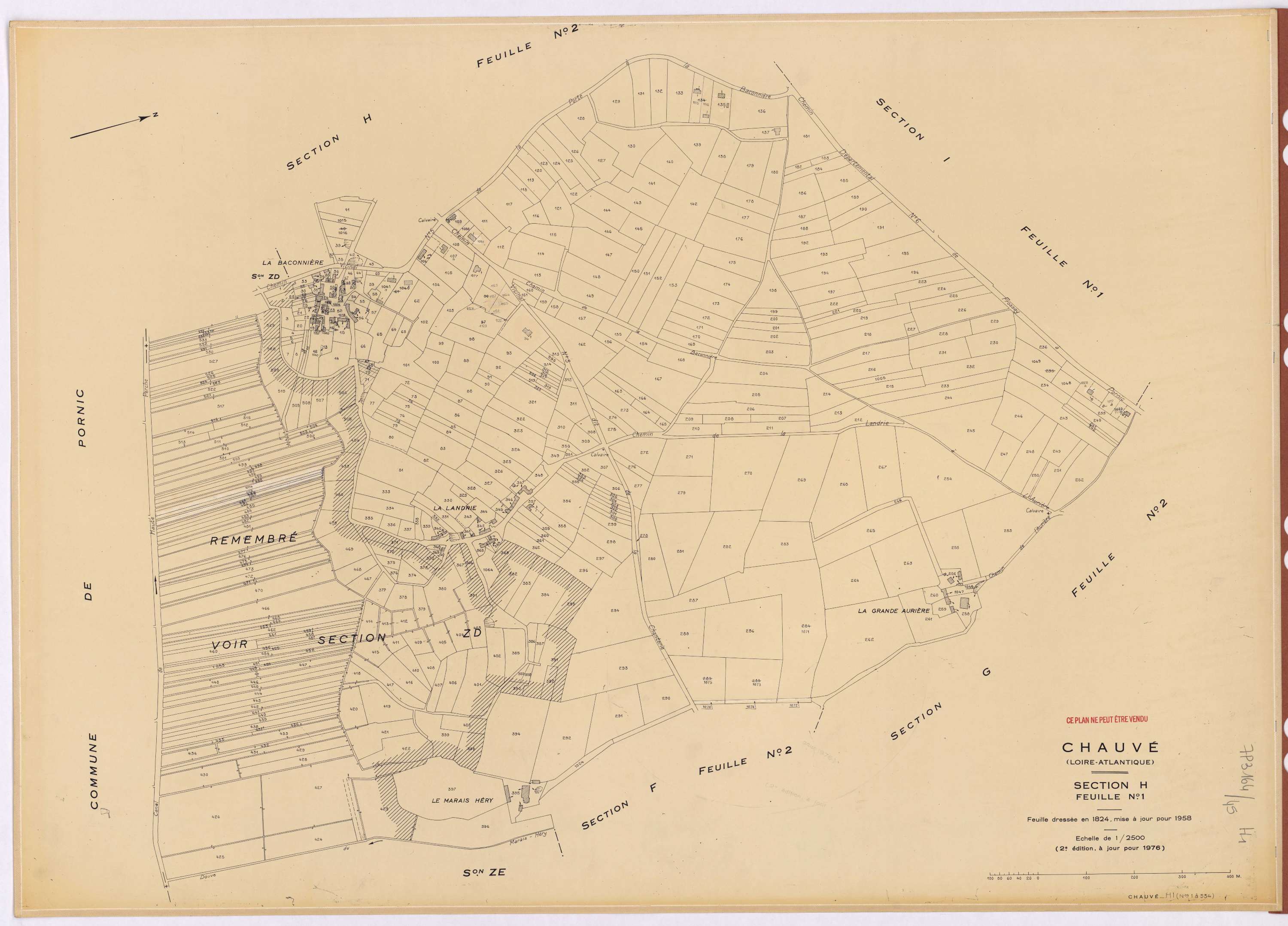 Chauvé - Section H1 1-534