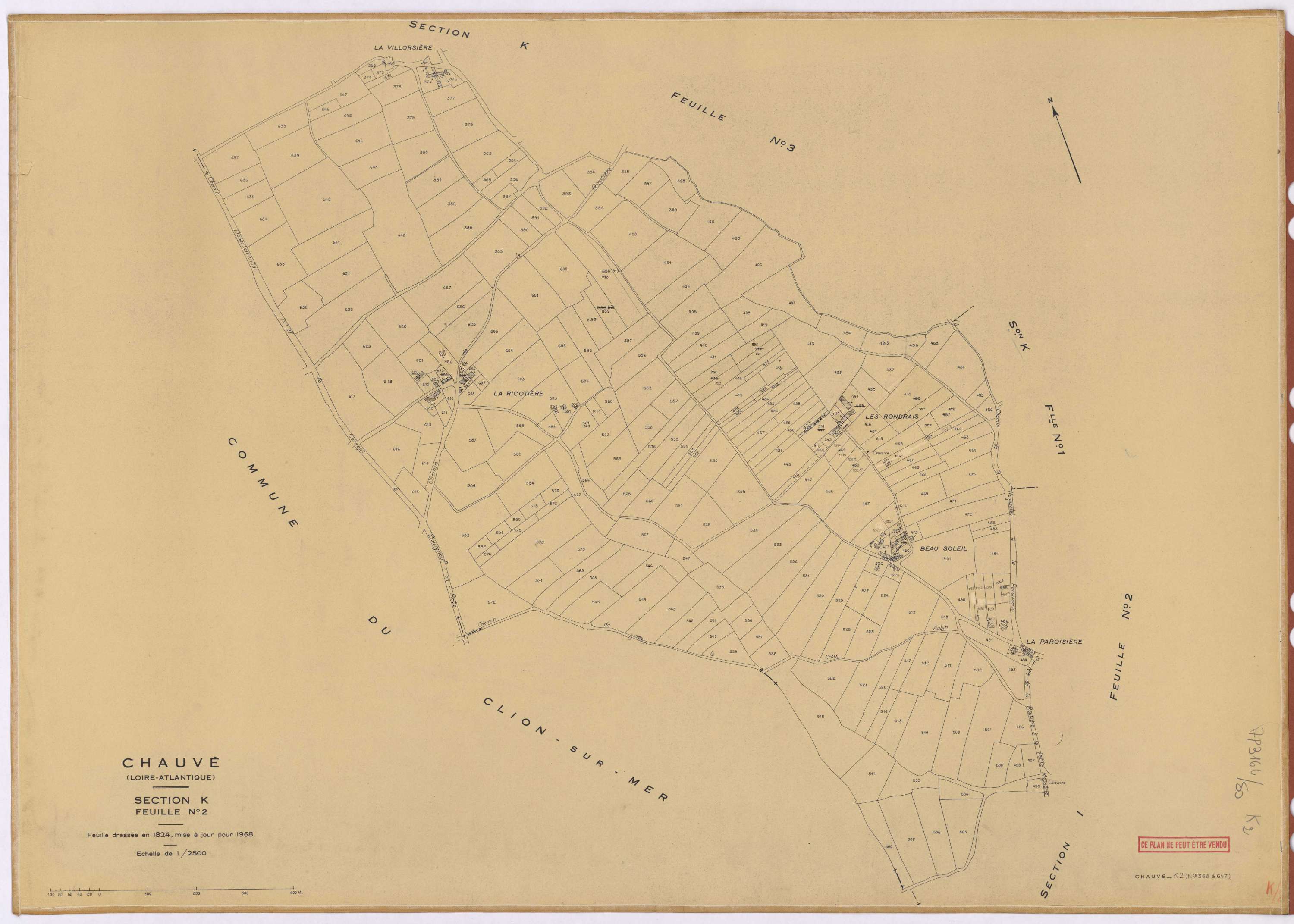 Chauvé - Section K2 368-647
