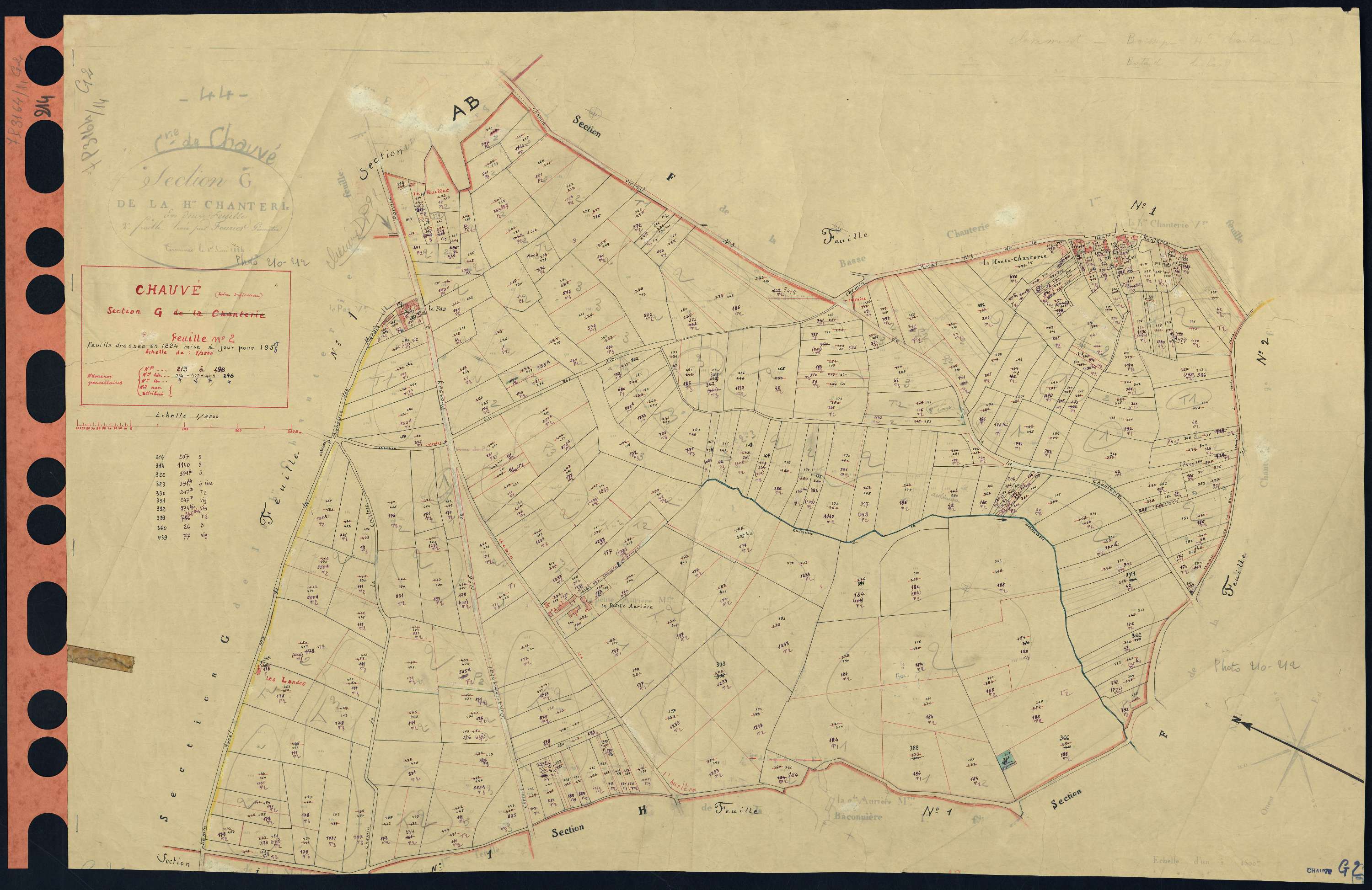 Chauvé - Section G2 213-498