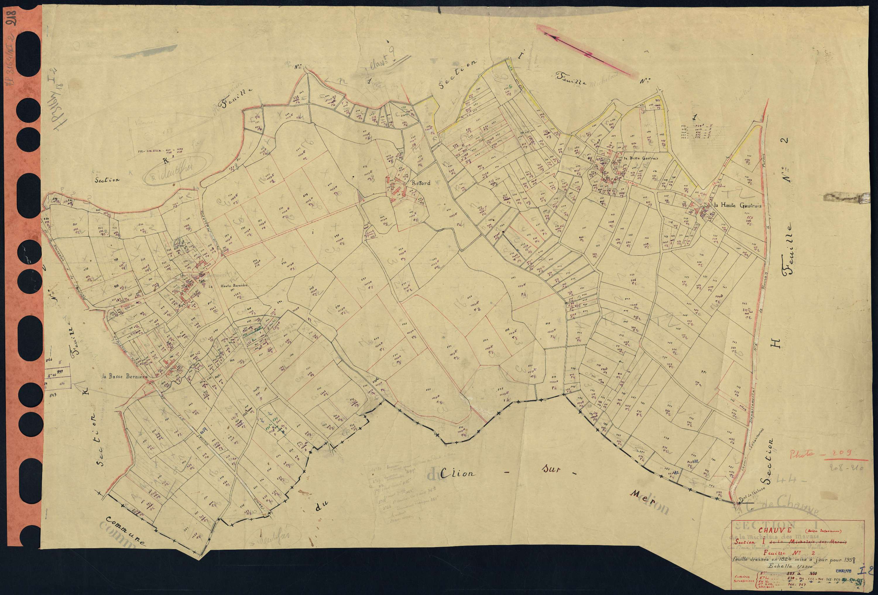 Chauvé - Section I2 557-930