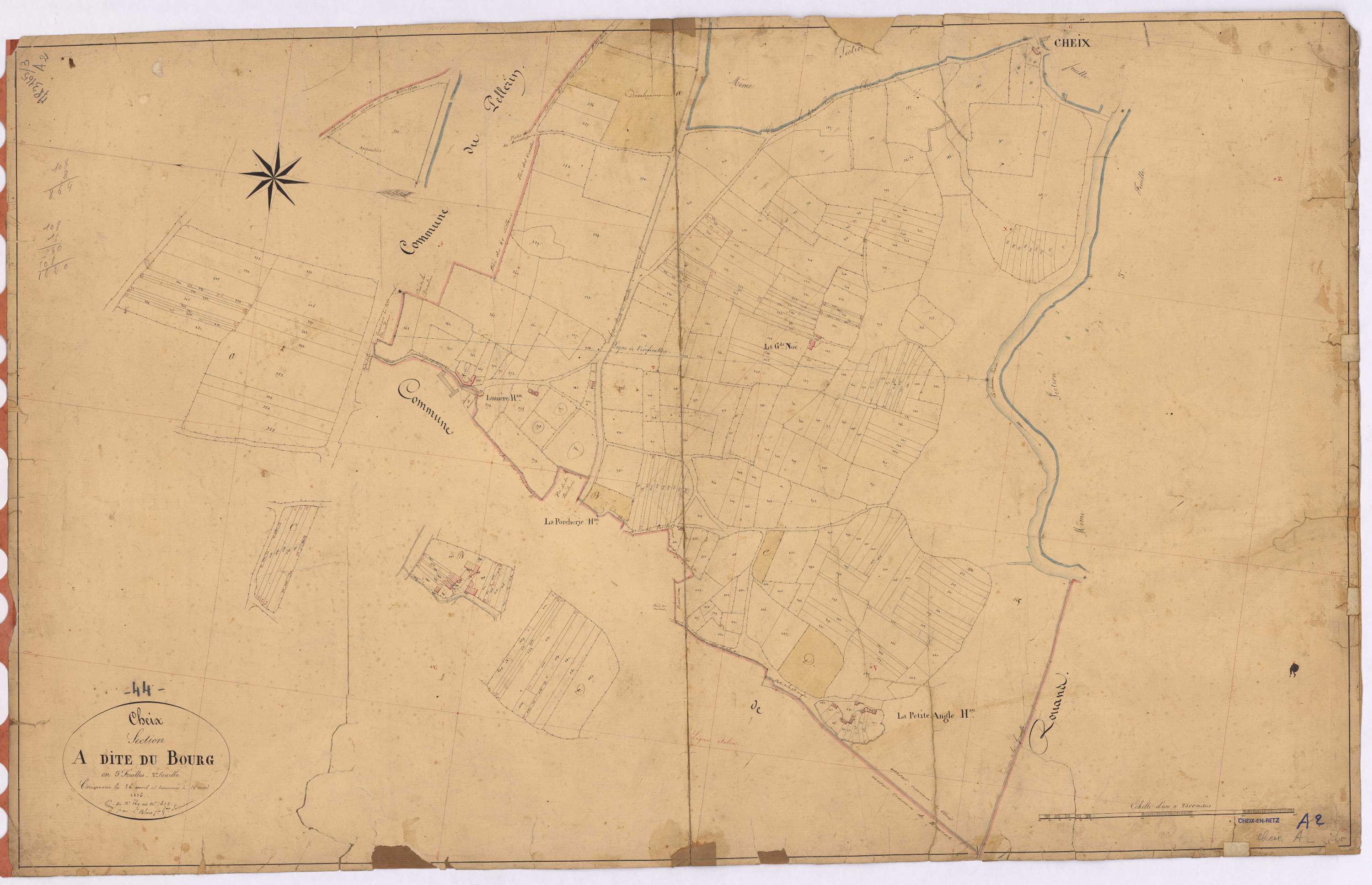 Cheix-en-Retz - Section A2 Bourg (section du) ; 169-515