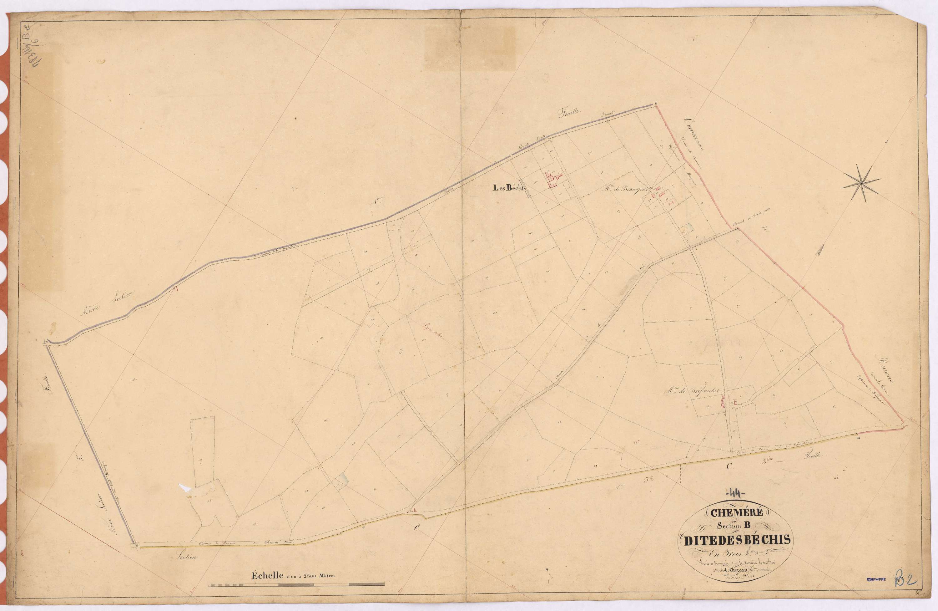 Chéméré - Section B2 Béchis (section des) ; 57-148