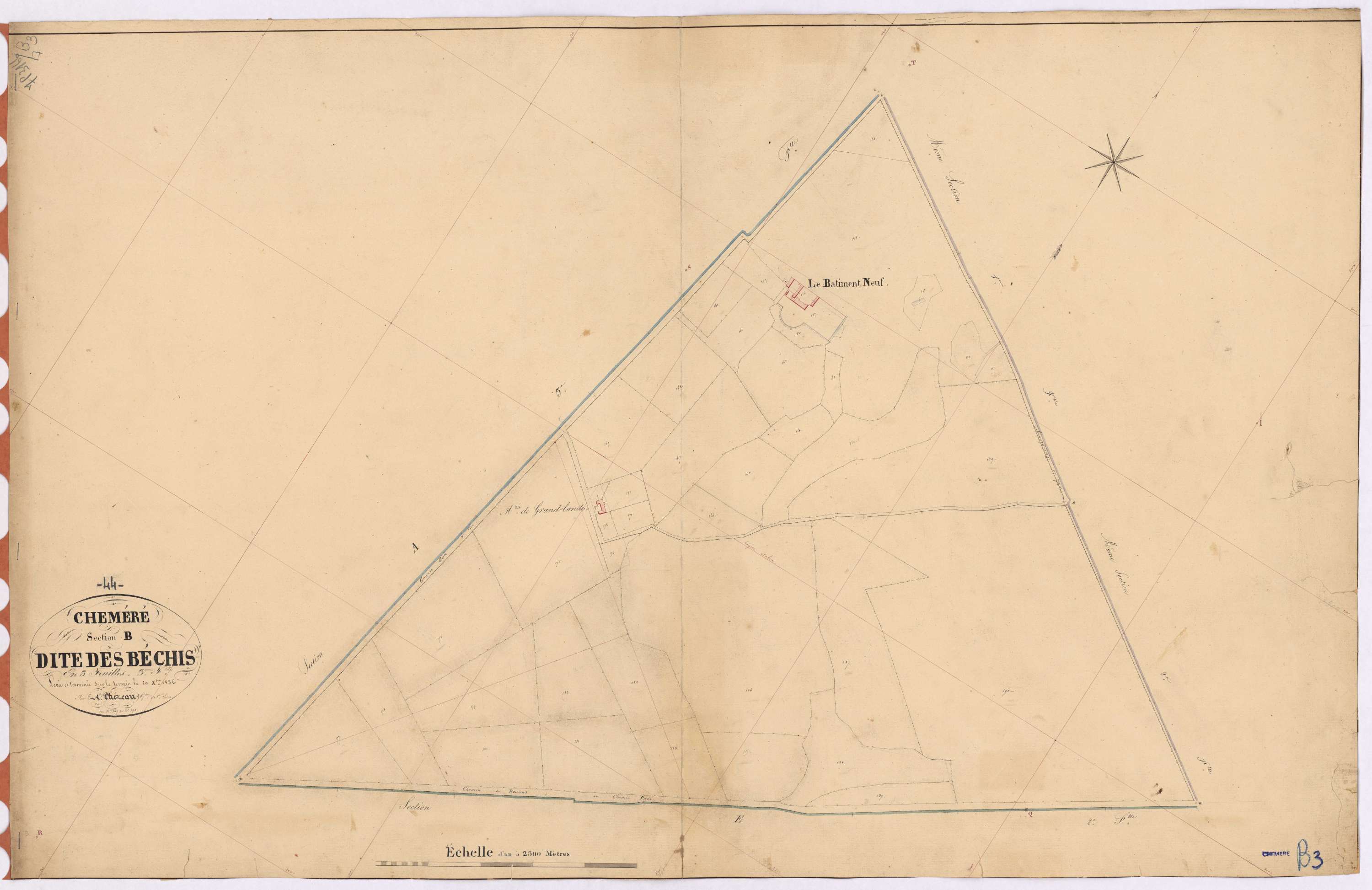 Chéméré - Section B3 Béchis (section des) ; 149-190