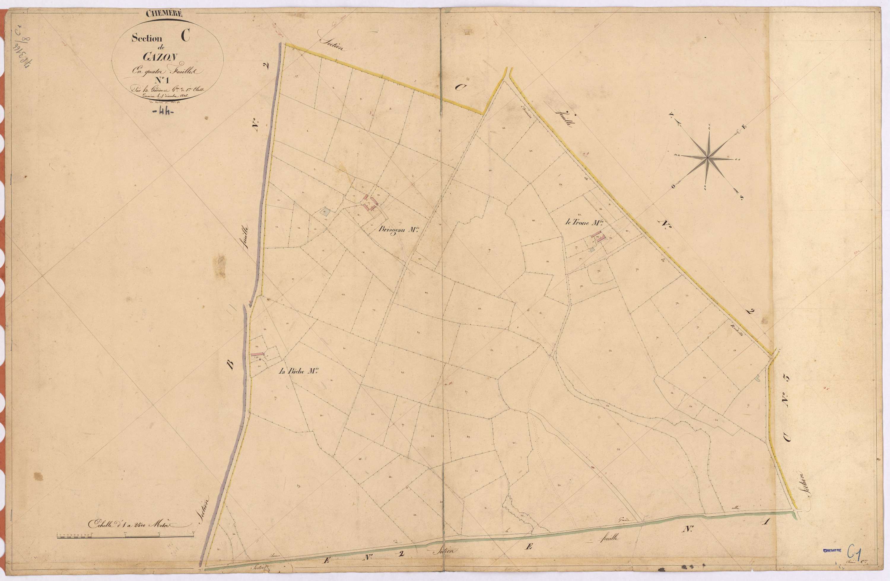 Chéméré - Section C1 Gazon (section de) ; 1-94