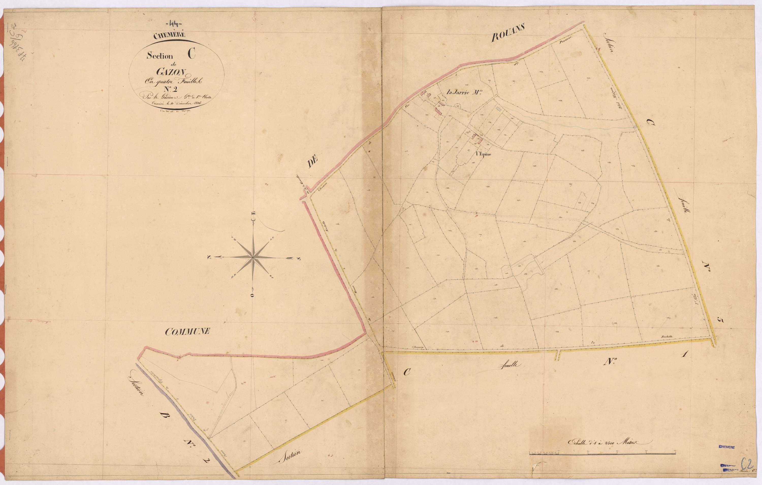 Chéméré - Section C2 Gazon (section de) ; 95-170