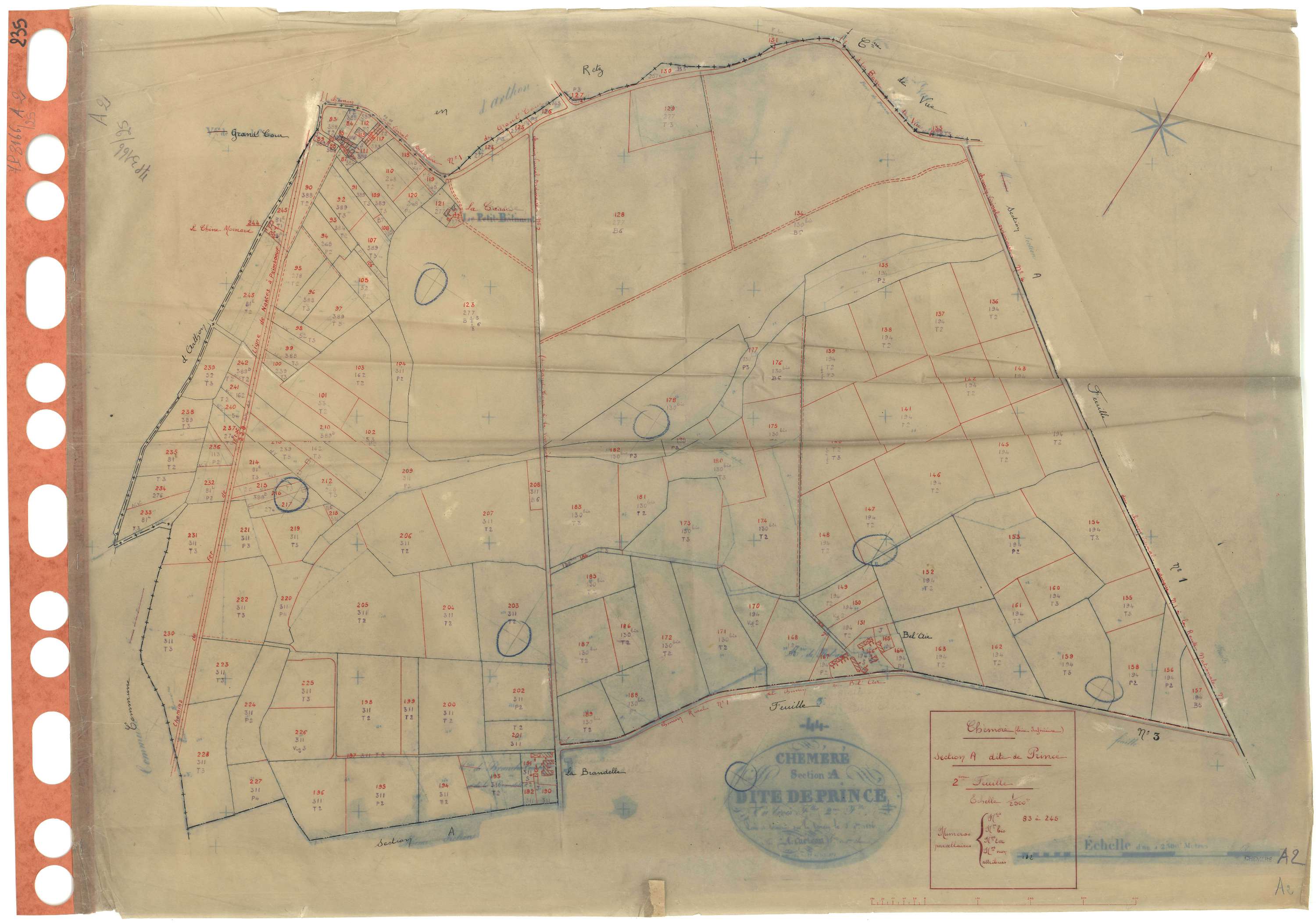 Chéméré - Section A2 Princé (section de) . 83-245