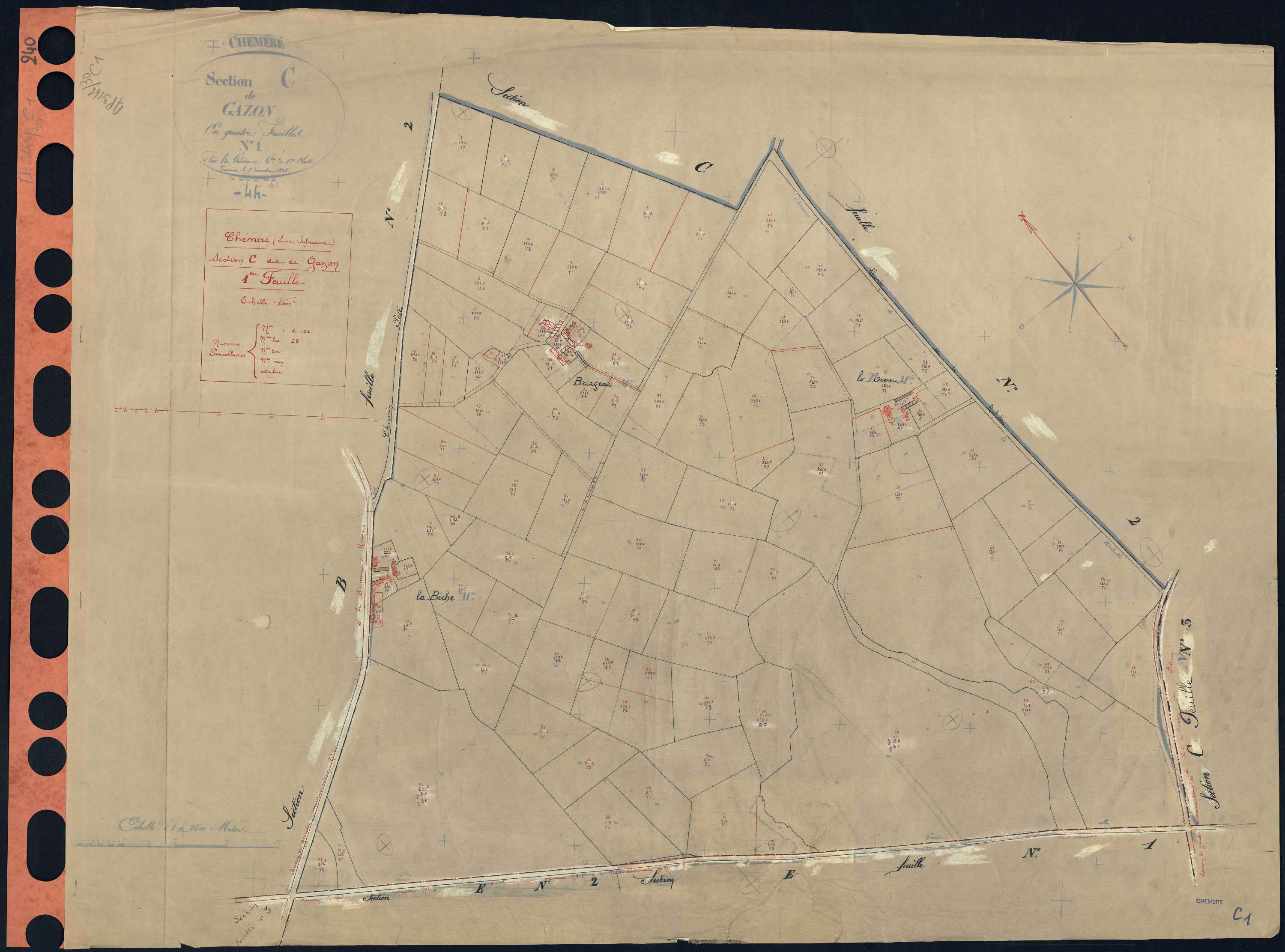 Chéméré - Section C1 Gazon (section de) . 1-103