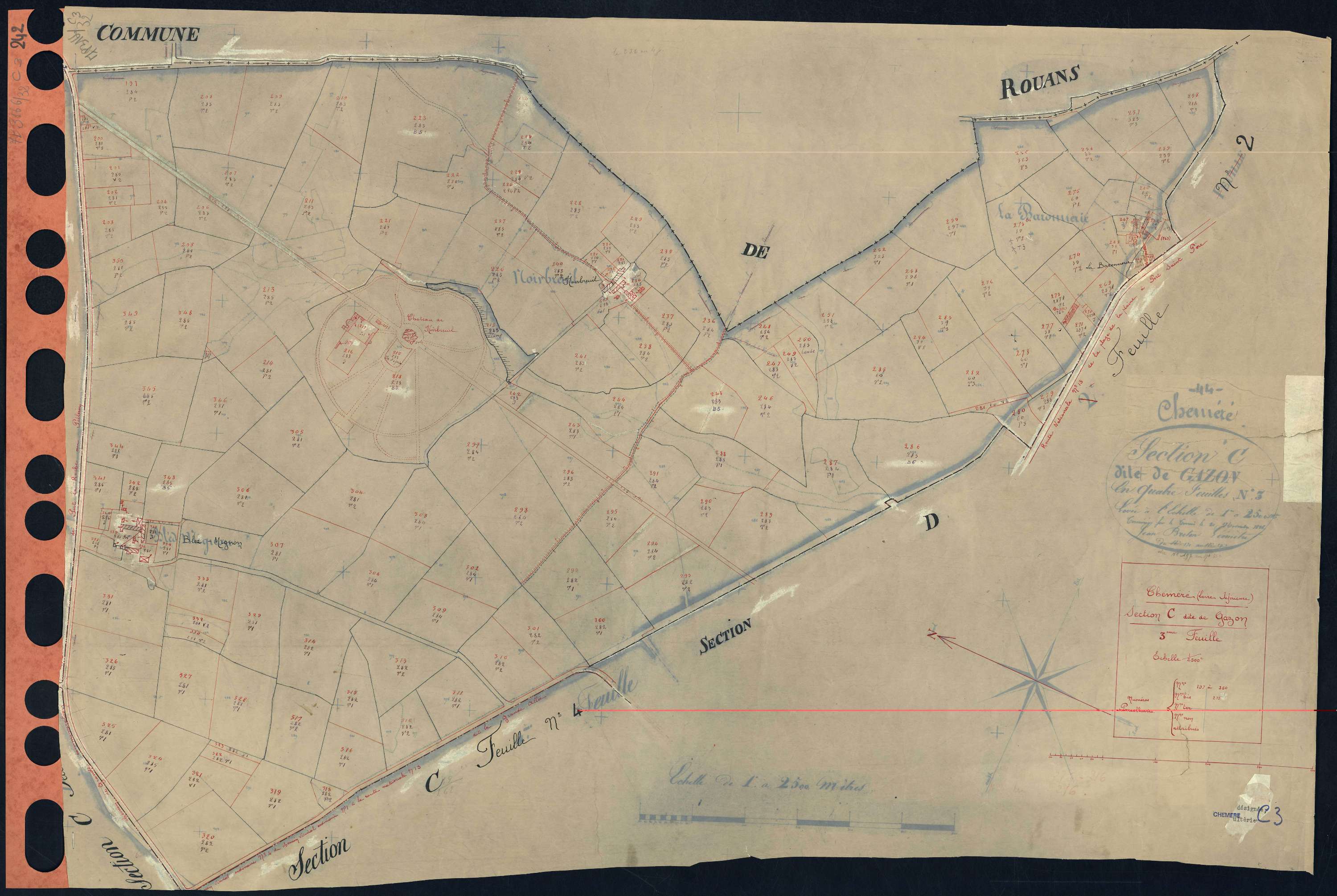Chéméré - Section C3 Gazon (section de) . 197-350