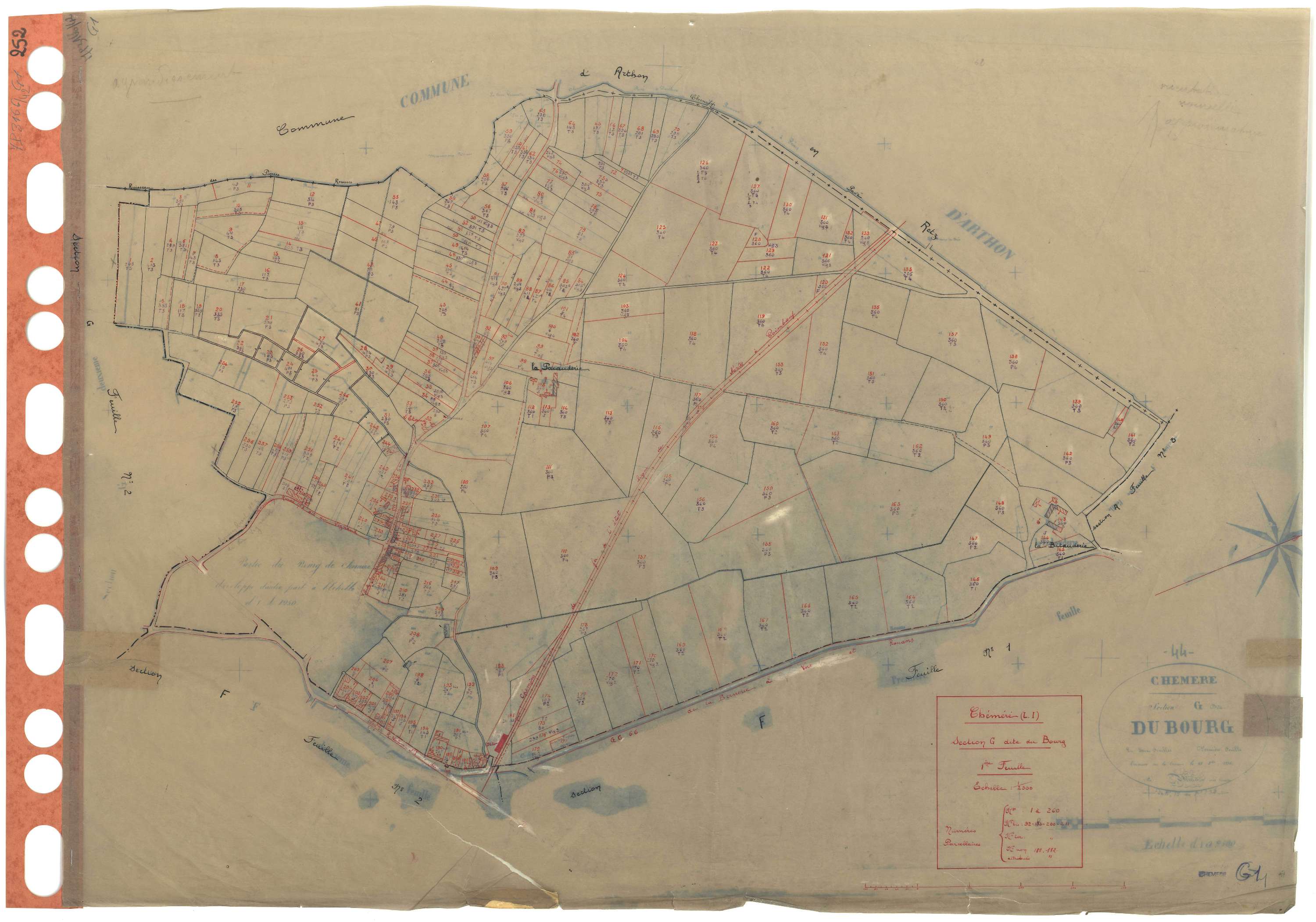 Chéméré - Section G1 Bourg (section du) . 1-260