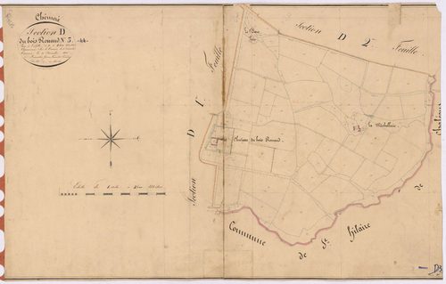Chéméré - Section D3 Bois Rouaud (section du) ; 327-420
