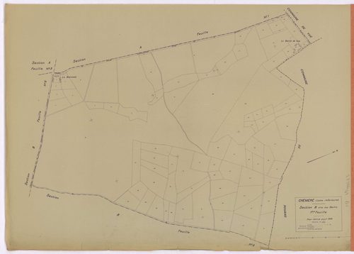 Chéméré - Section B1 Béchis (section des) ; 1-91
