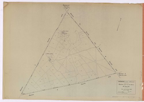 Chéméré - Section B3 Béchis (section des) ; 210-270