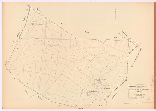Chéméré - Section D2 Bois-Rouaud (section du) ; 115-290