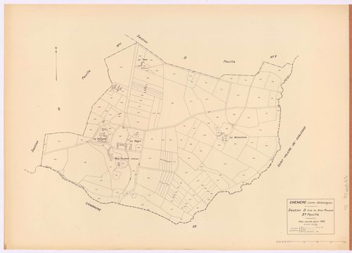 Chéméré - Section D3 Bois-Rouaud (section du) ; 291-447